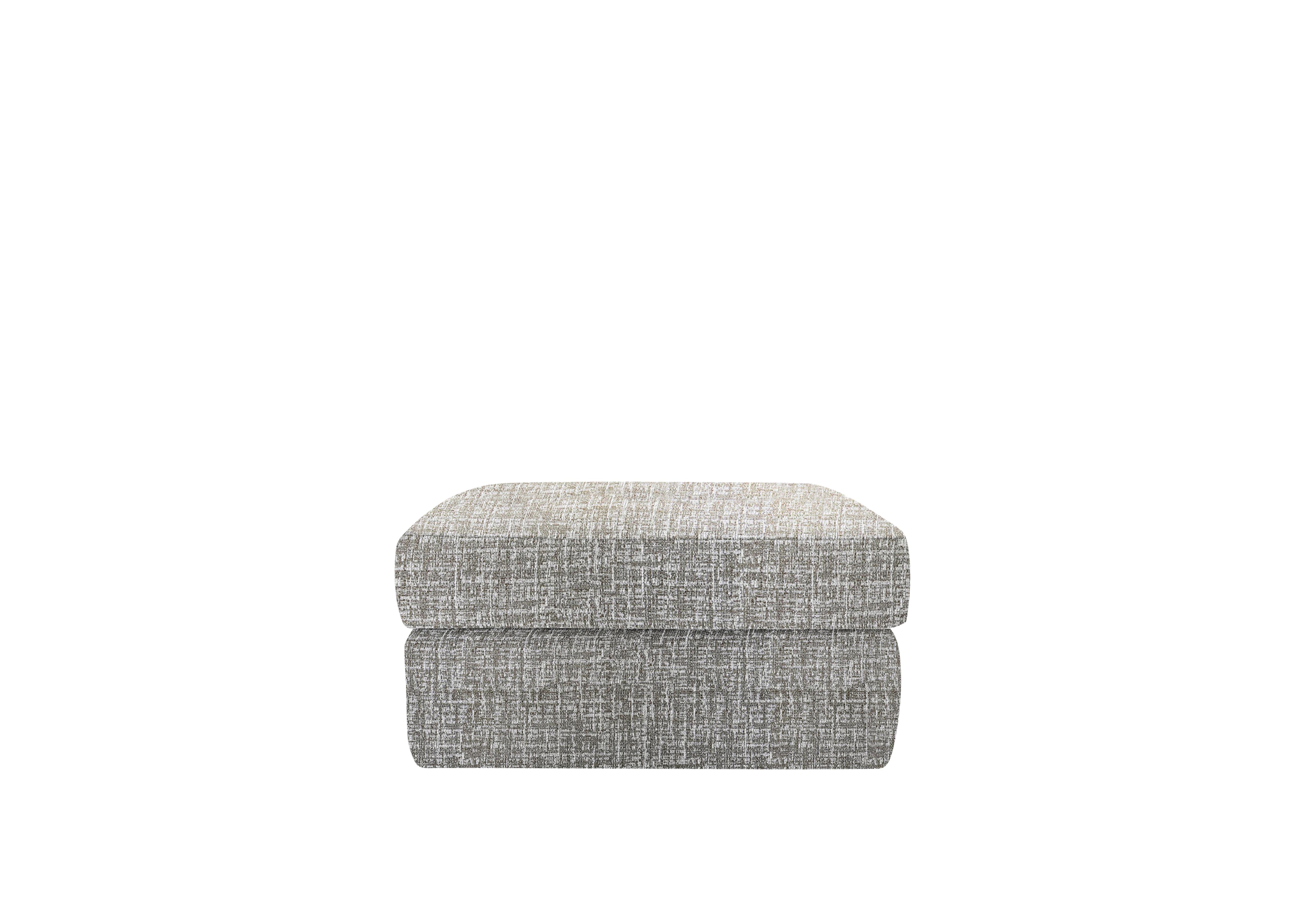 Seattle Fabric Storage Footstool in B908 Victoria Ginger on Furniture Village
