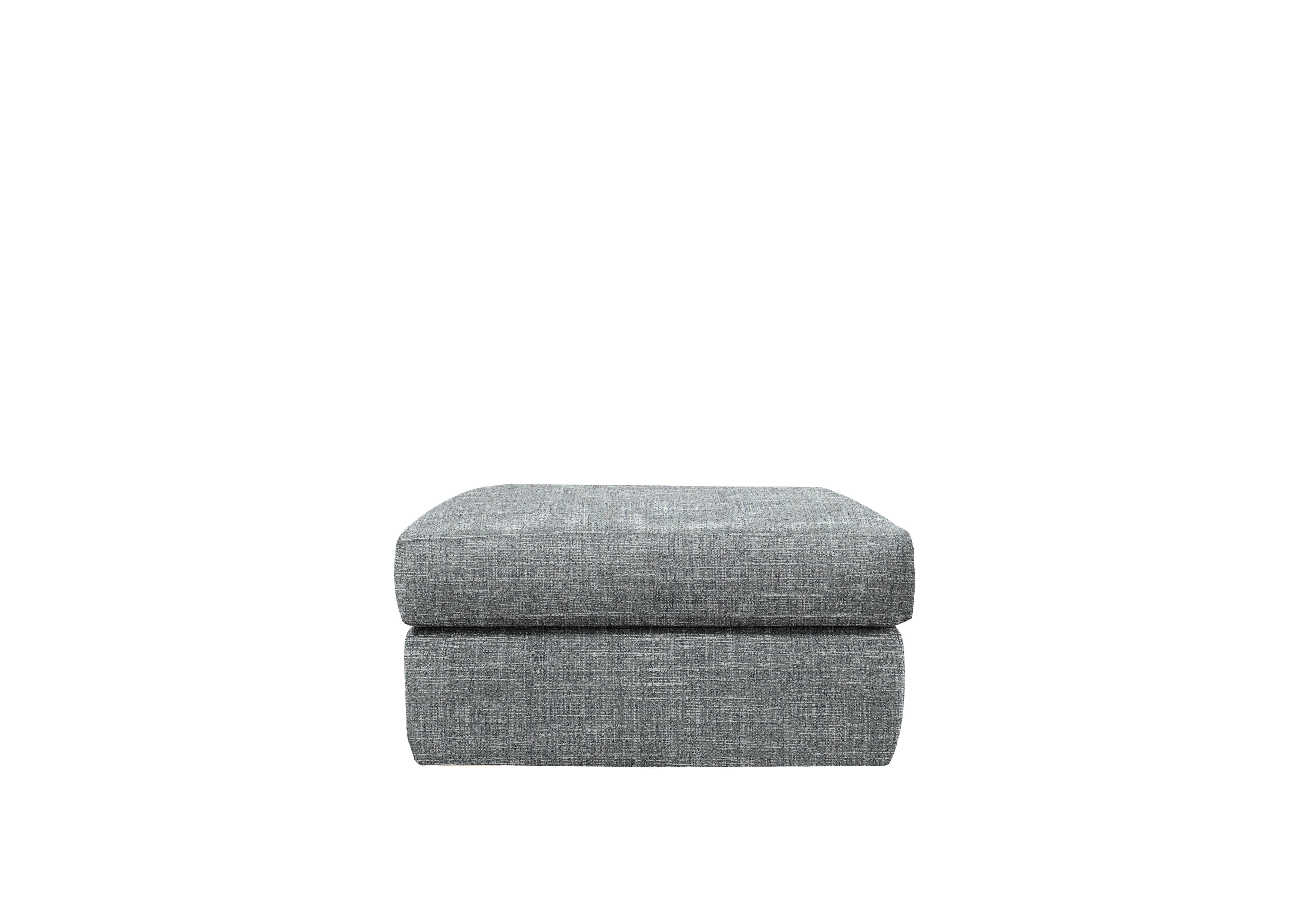 Seattle Fabric Storage Footstool in B932 Beach Duck Egg on Furniture Village