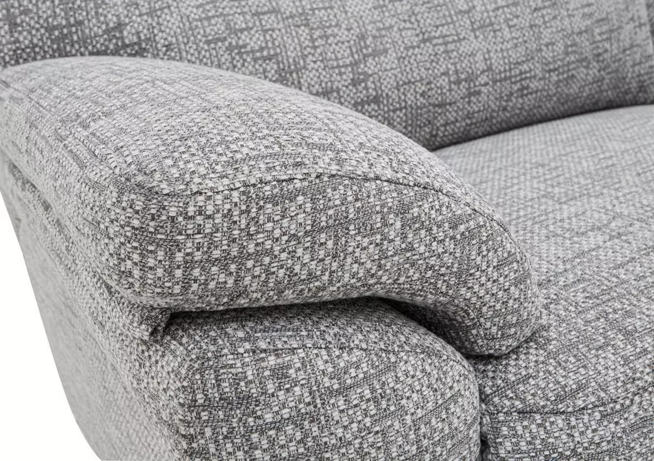 Seattle 2.5 Seater Fabric Sofa with Wooden Feet