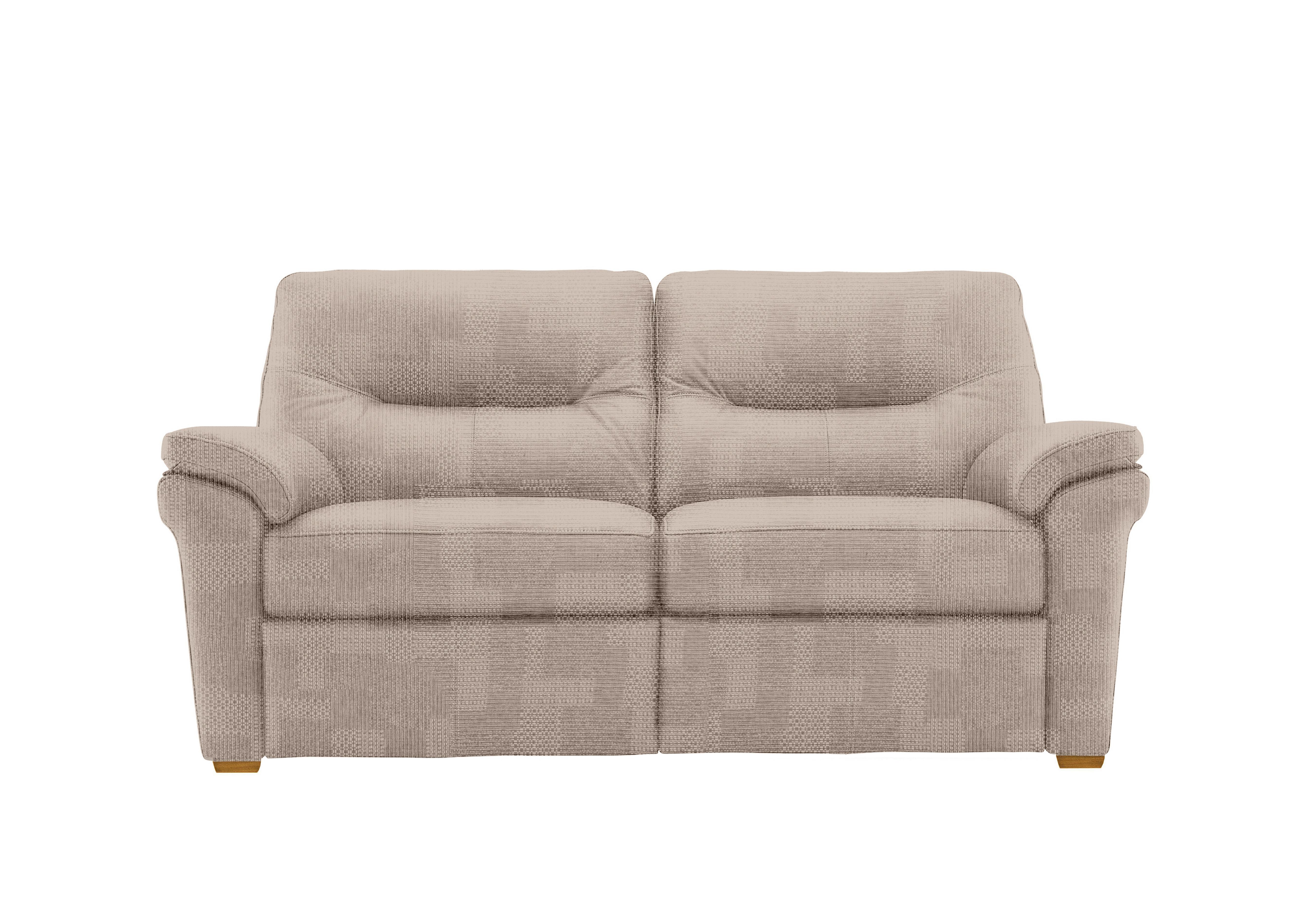 Seattle 2.5 Seater Fabric Sofa with Wooden Feet in A801 Faro Mist Ok on Furniture Village