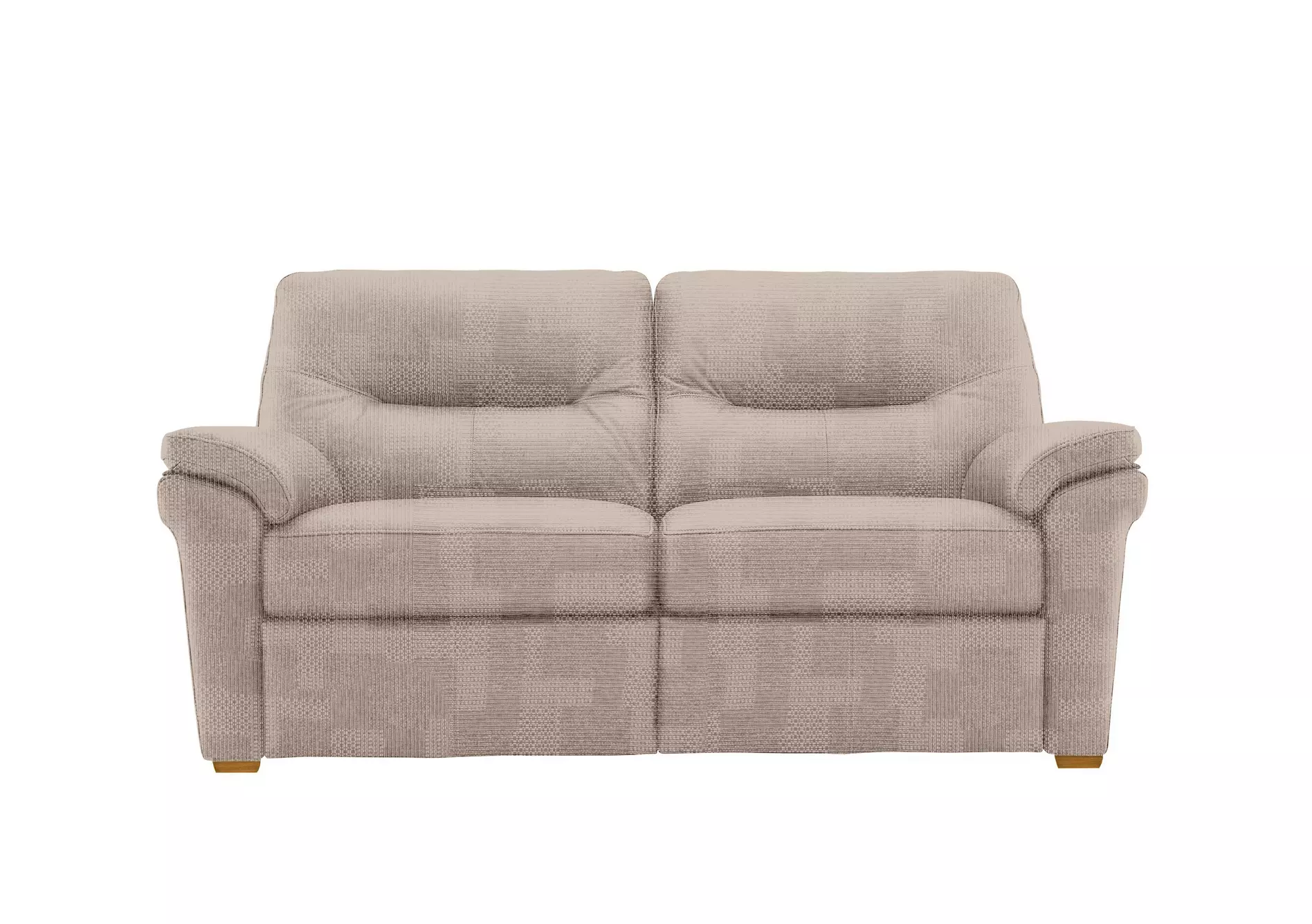Seattle 2.5 Seater Fabric Sofa with Wooden Feet