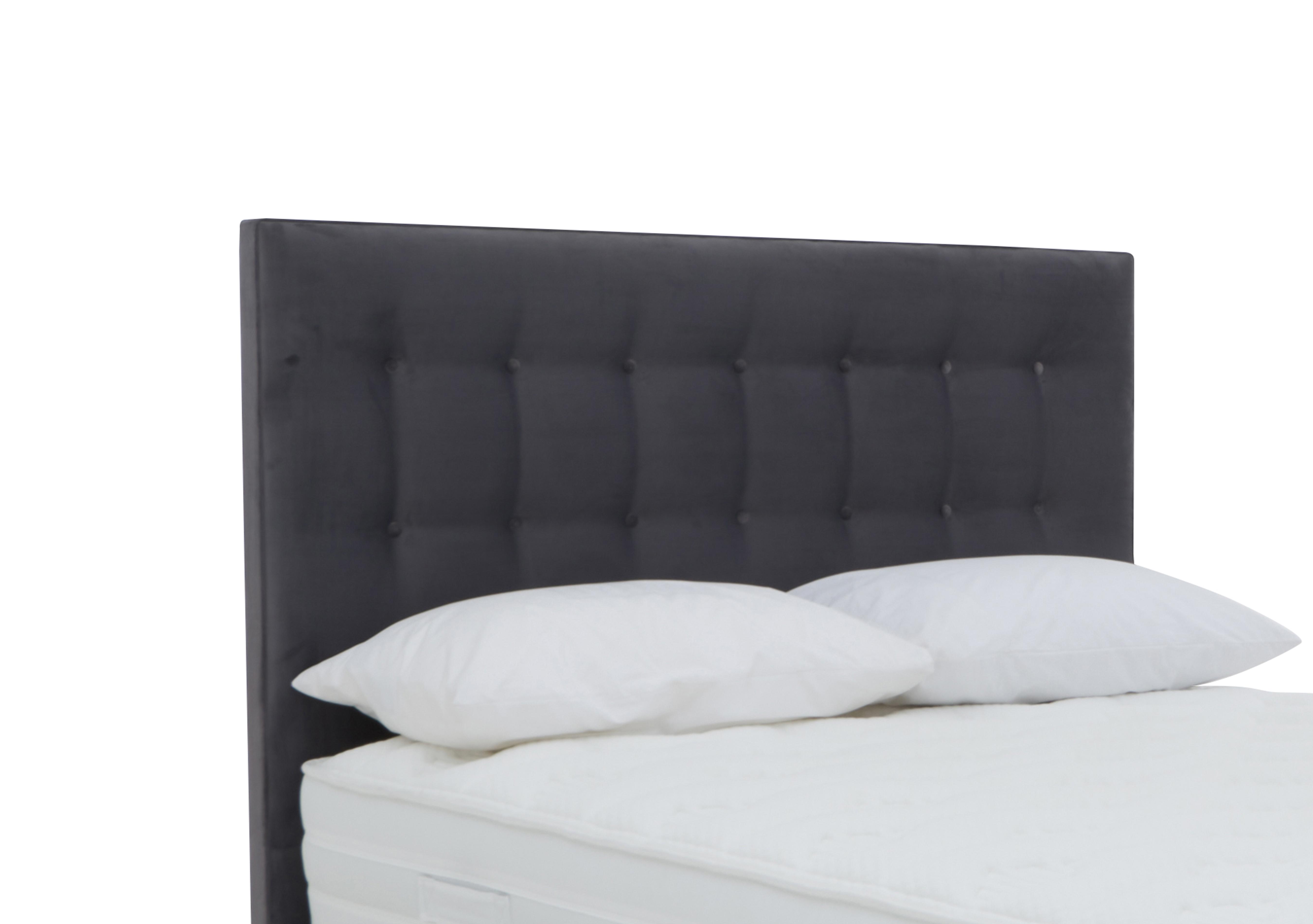 Coral Floor Standing Headboard in Luxury Charcoal on Furniture Village