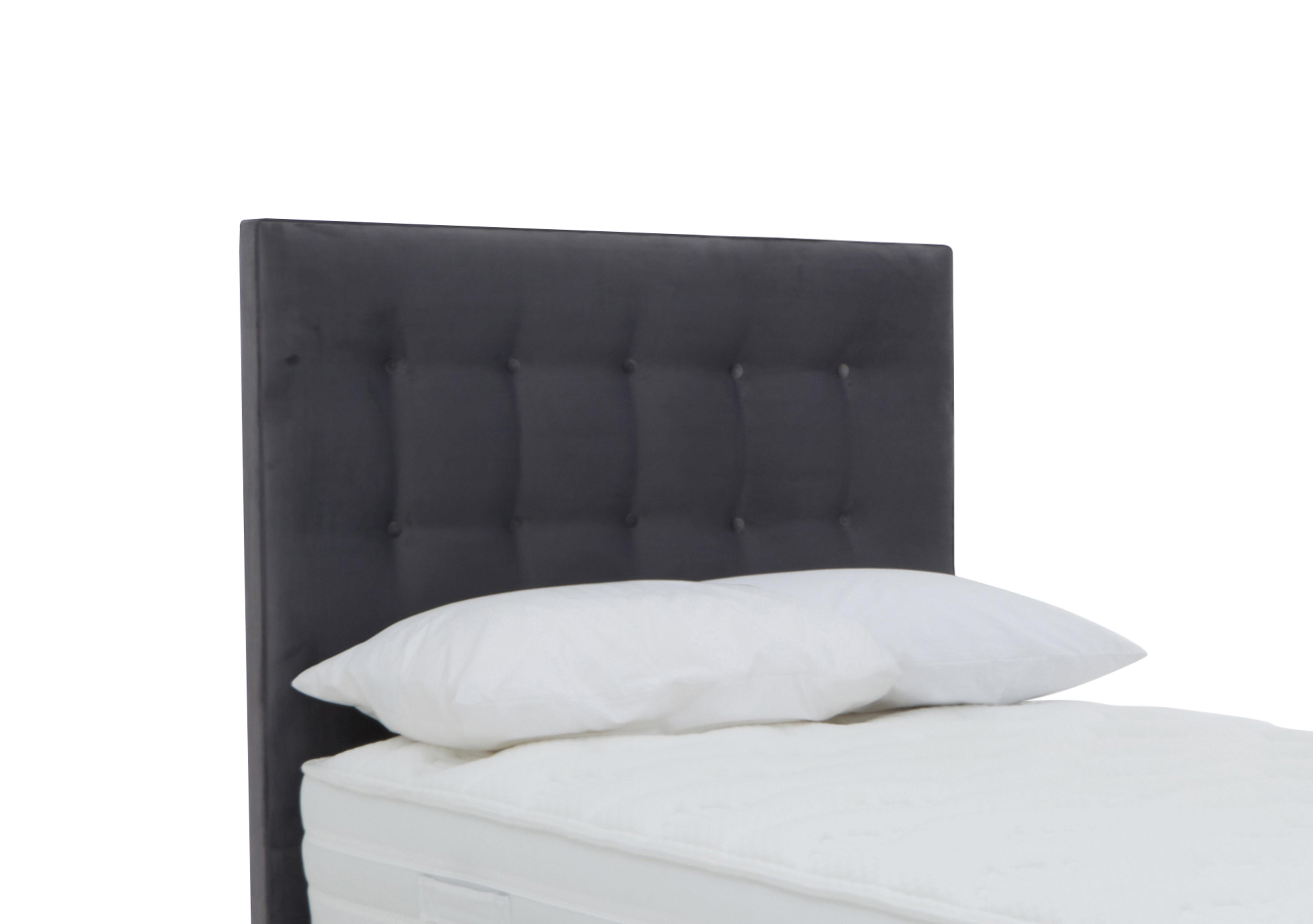 Coral Floor Standing Headboard in Luxury Charcoal on Furniture Village