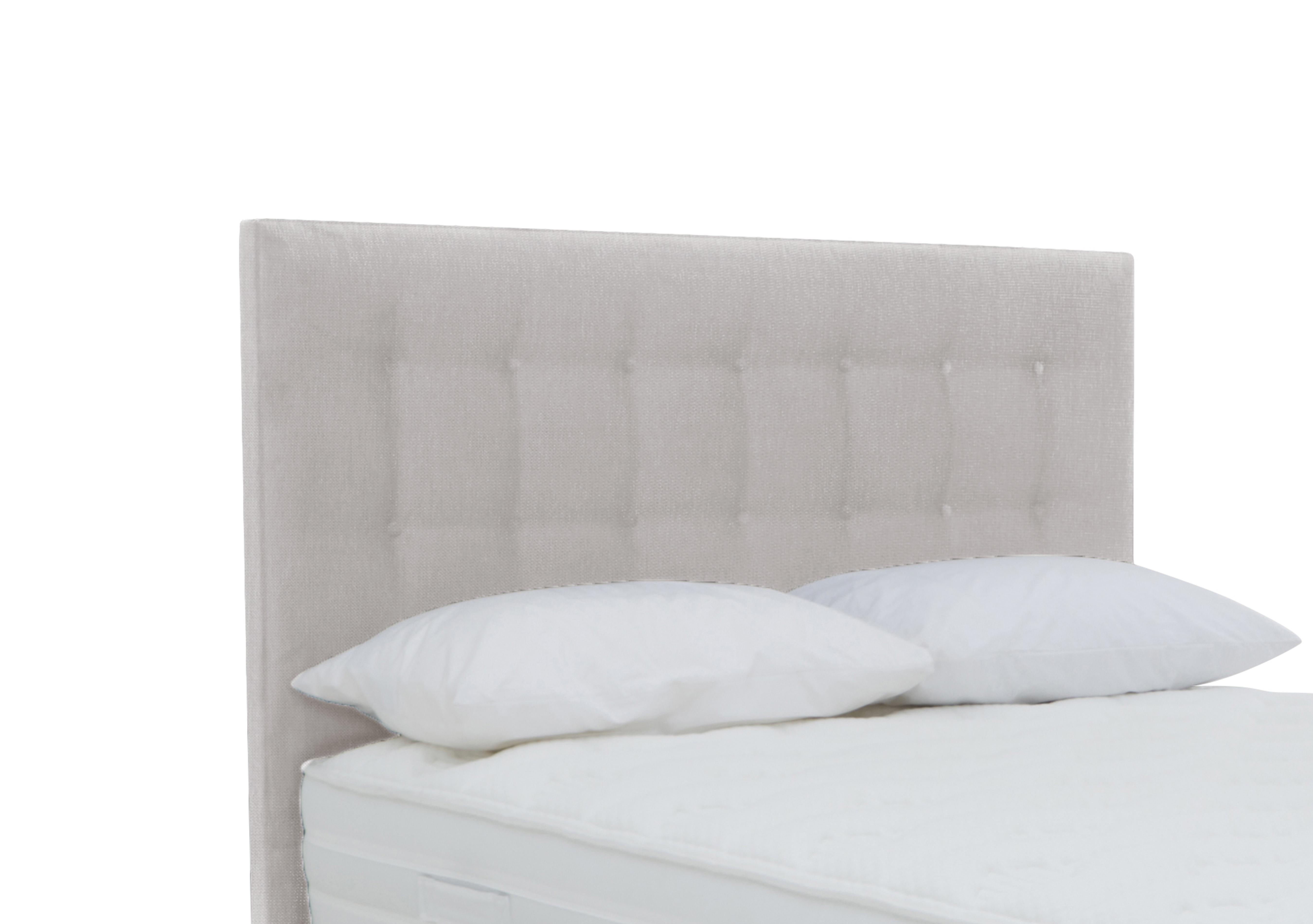Coral Floor Standing Headboard in Luxury Dove on Furniture Village