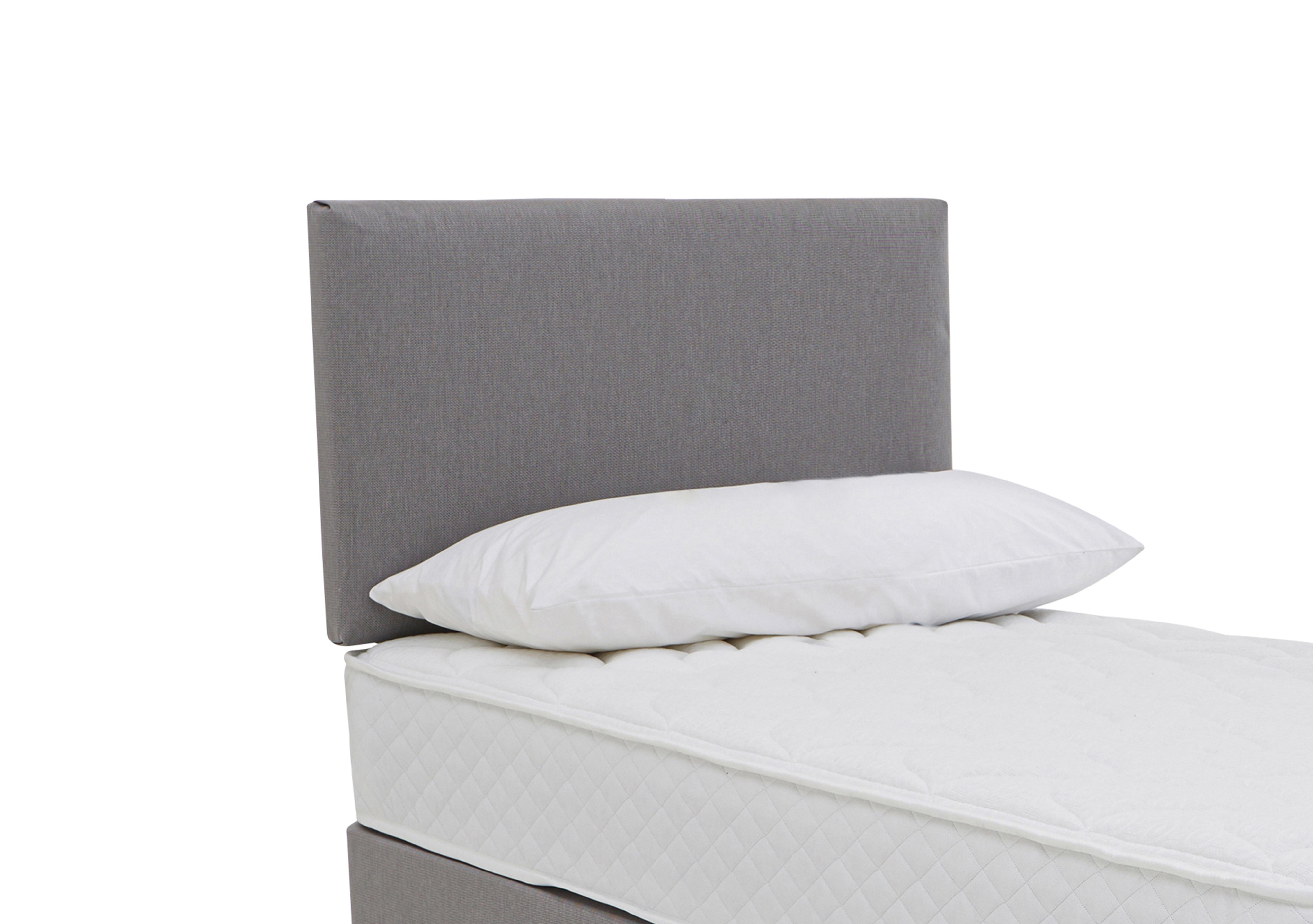 Carbon Strutted Headboard in Luxury Slate Grey on Furniture Village