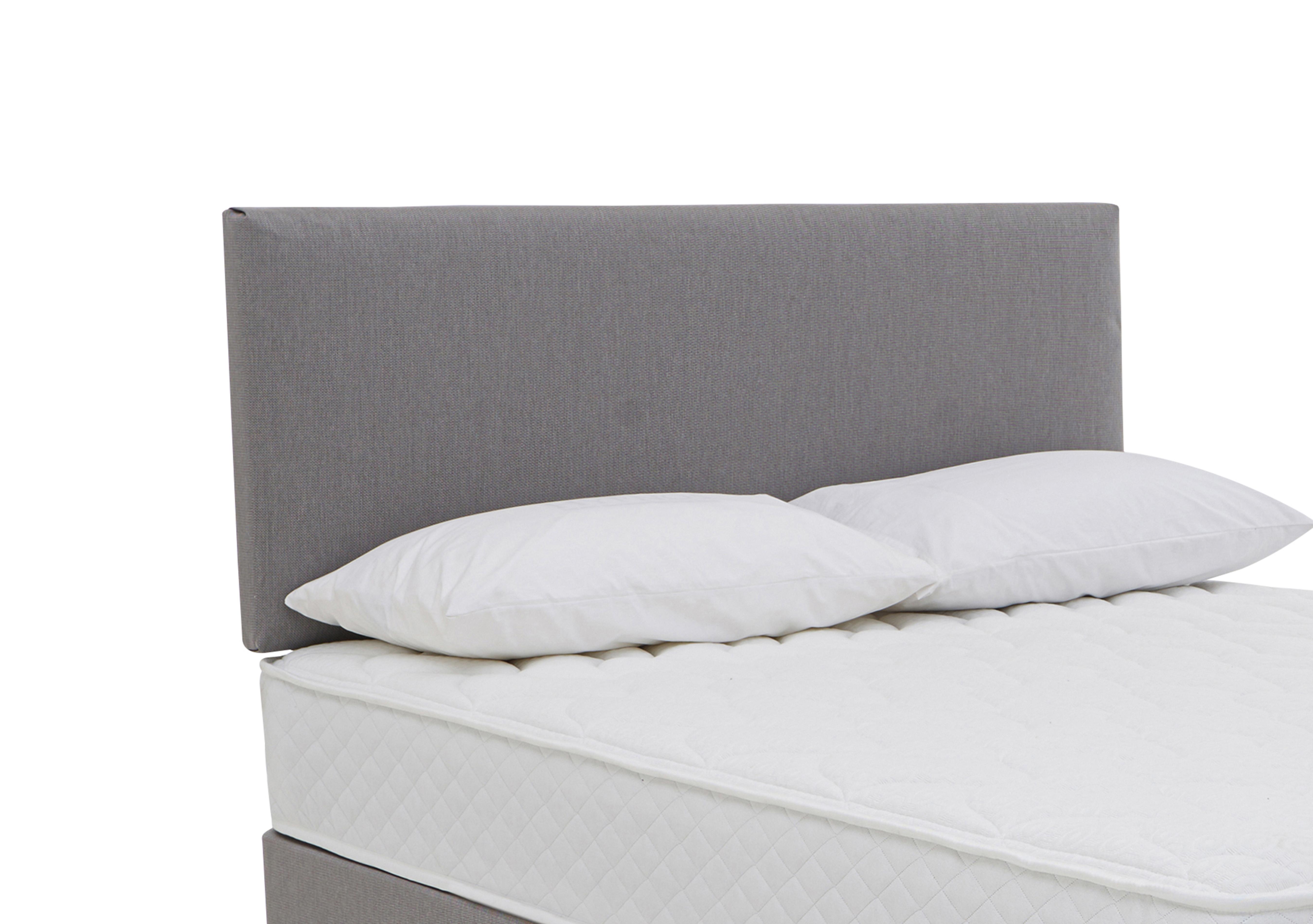 Carbon Strutted Headboard in Luxury Slate Grey on Furniture Village