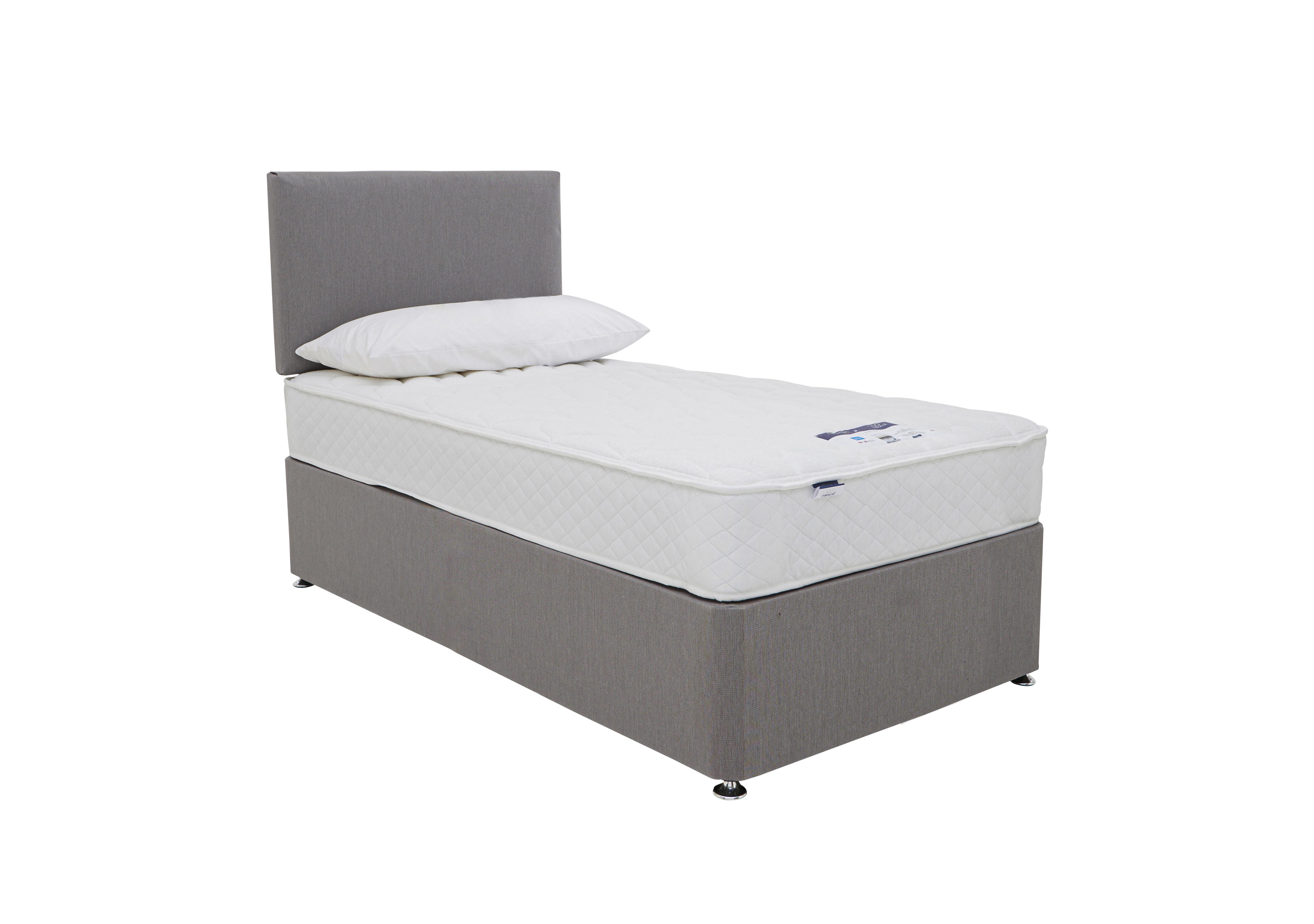 Eco Firm Divan Set in Luxury Slate Grey on Furniture Village