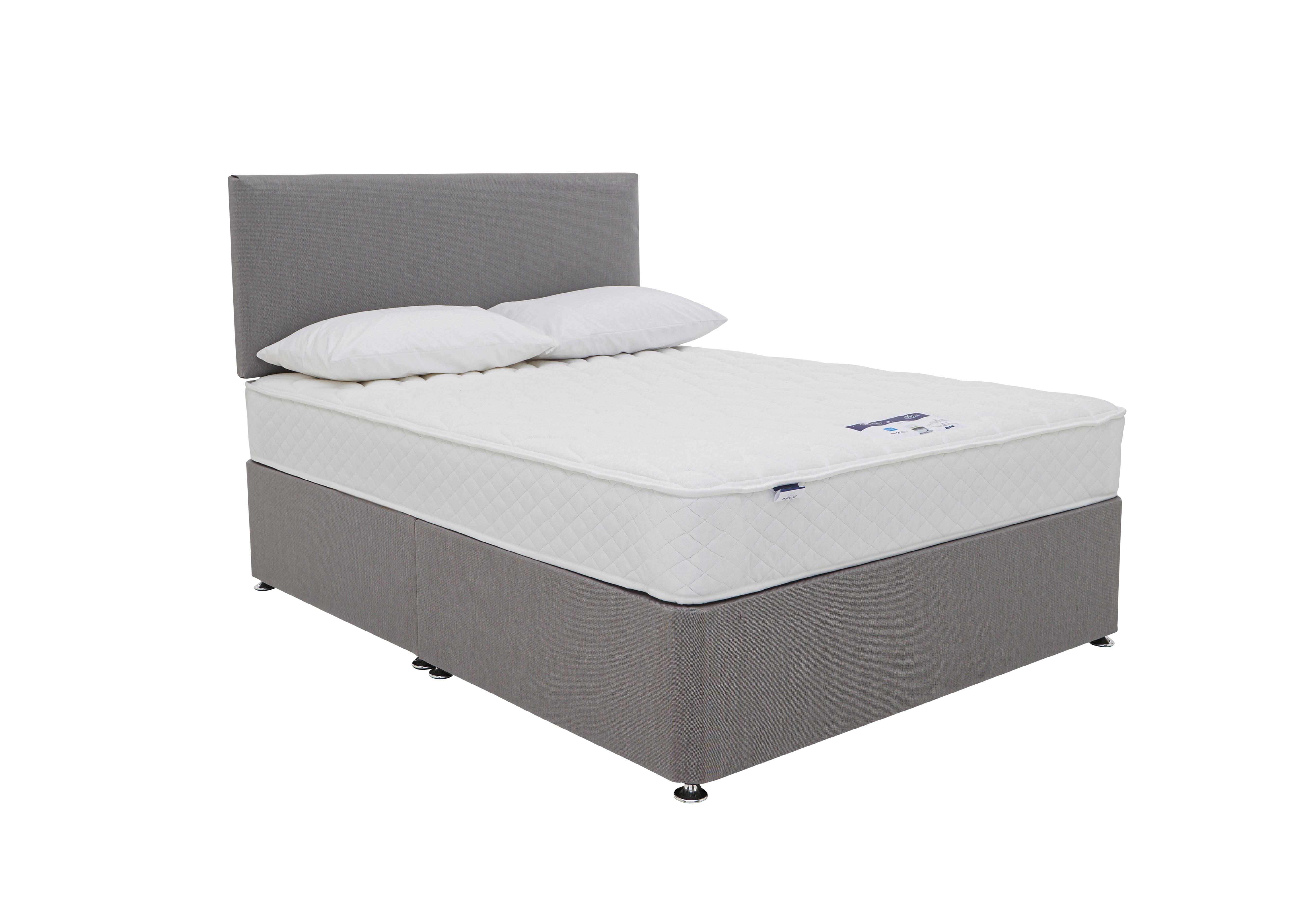 Eco Firm Divan Set in Luxury Slate Grey on Furniture Village