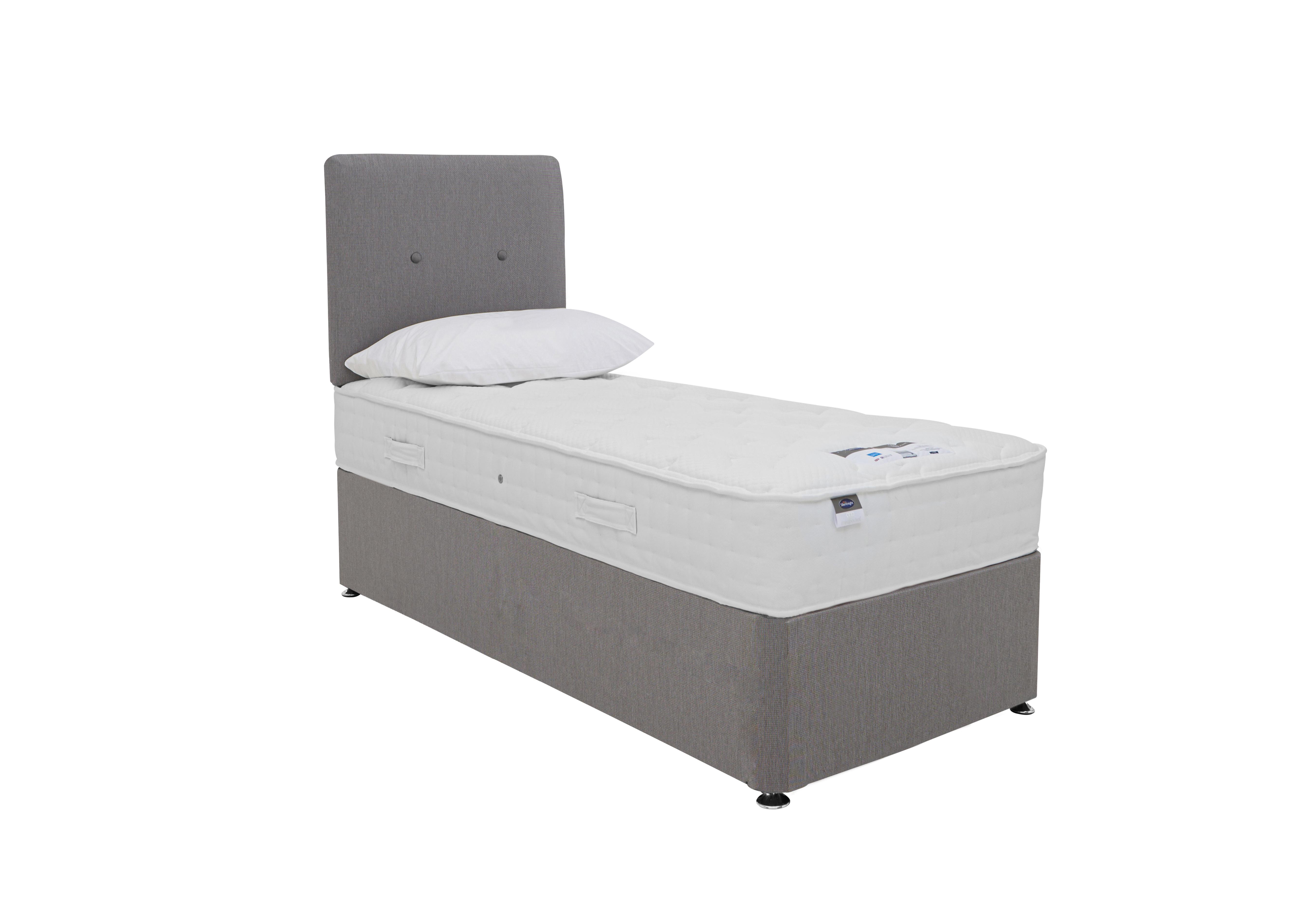 Eco Pocket Divan Set in Luxury Slate Grey on Furniture Village