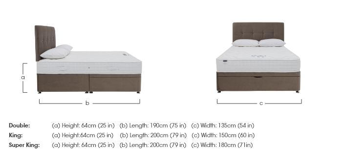 Eco Pocket Half Ottoman Divan Set in  on Furniture Village