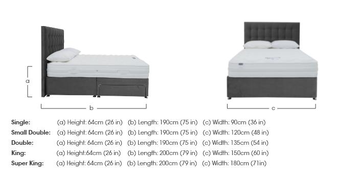 Eco Pocket Plus Divan Set in  on Furniture Village