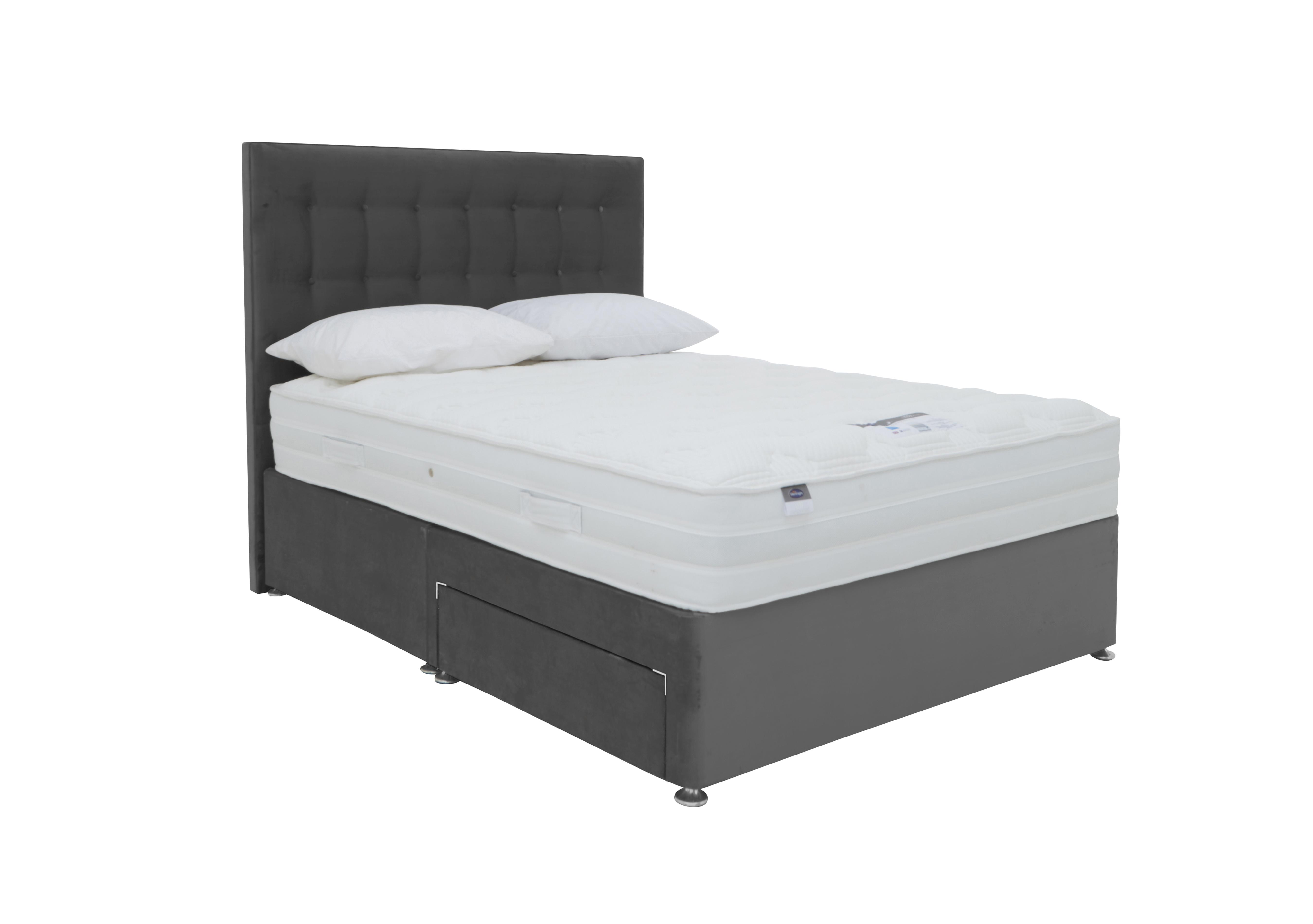 Eco Pocket Plus Divan Set in Luxury Charcoal on Furniture Village