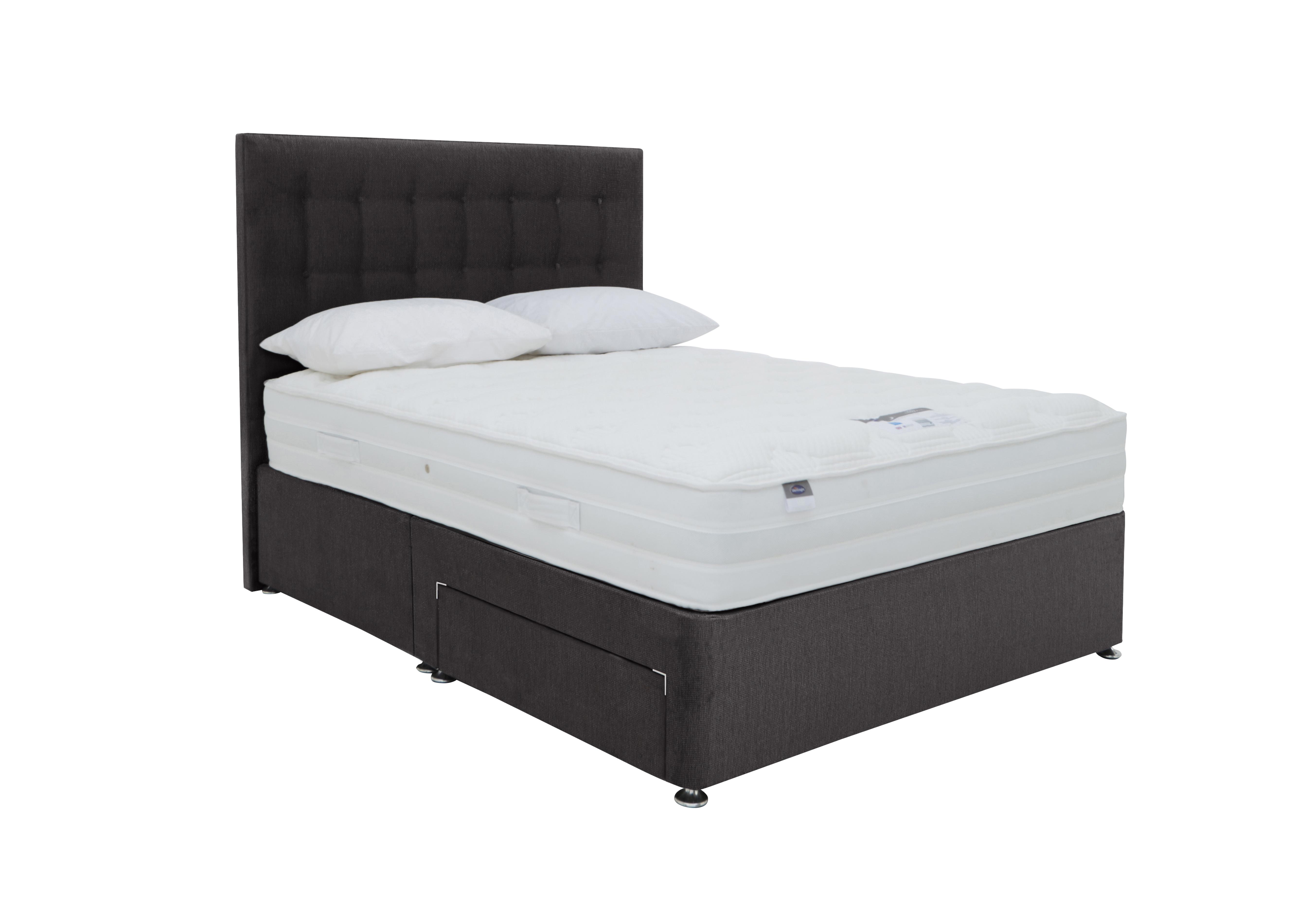 Eco Pocket Plus Divan Set in Luxury Ebony on Furniture Village
