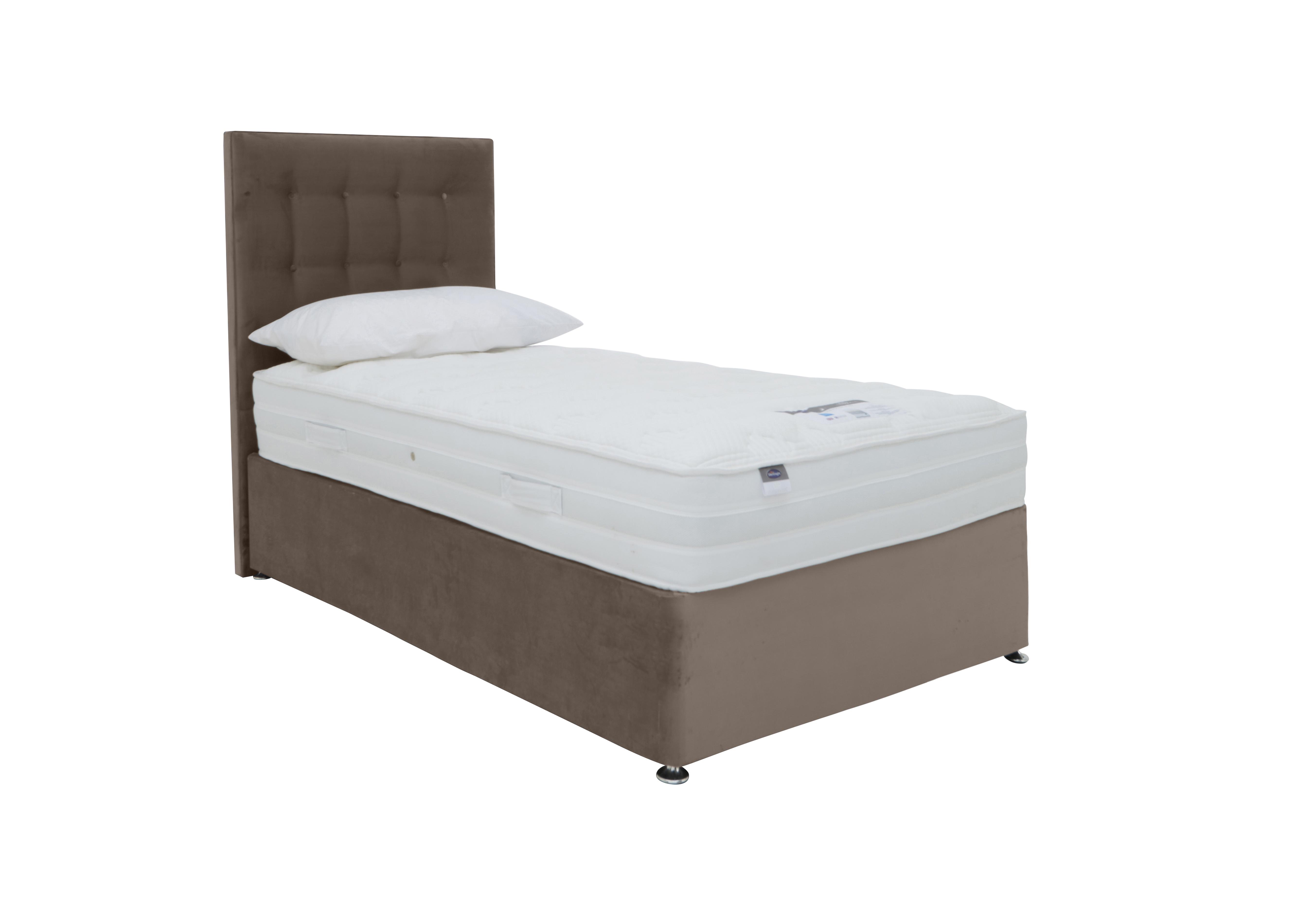 Eco Pocket Plus Divan Set in Luxury Mink on Furniture Village