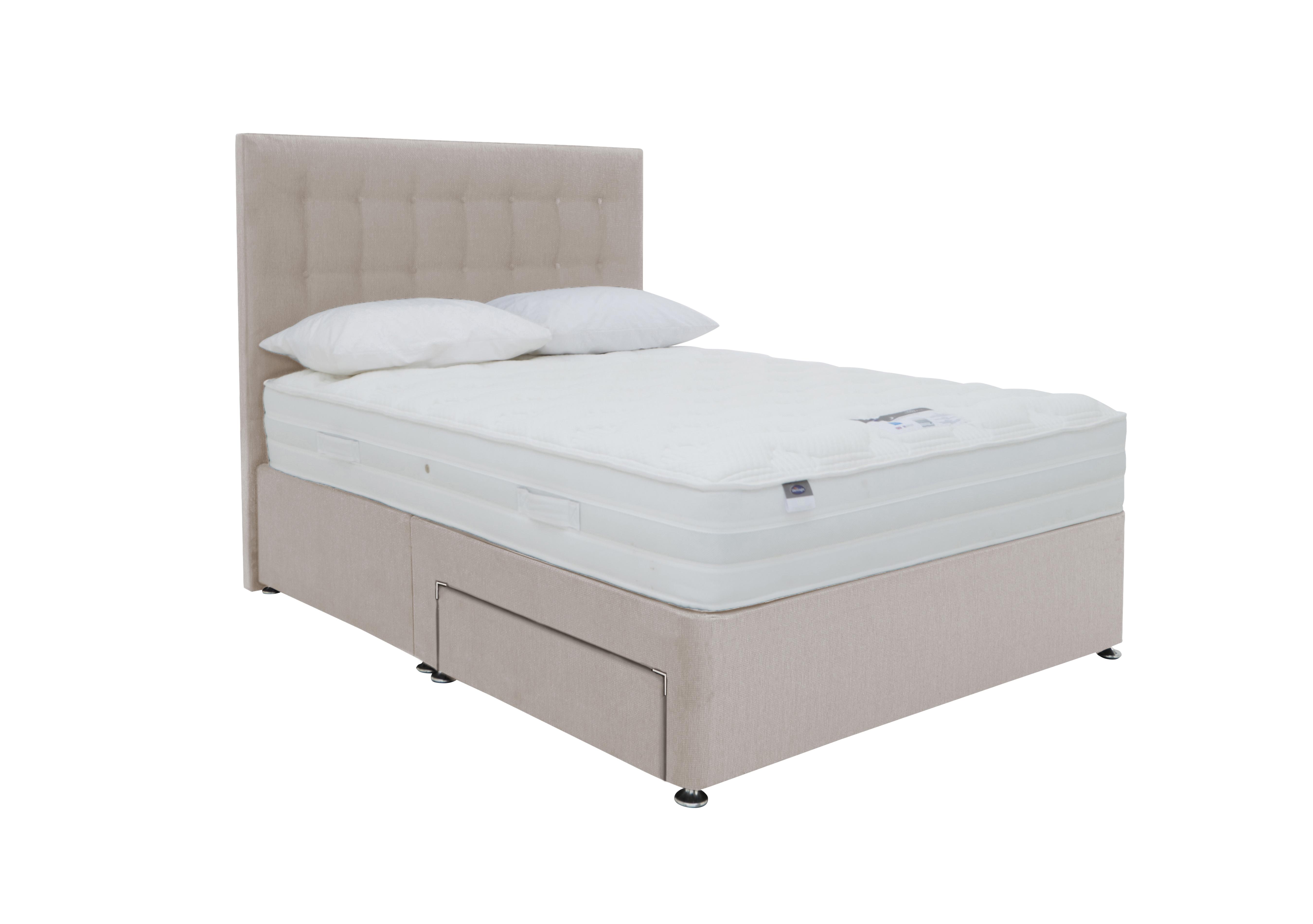 Eco Pocket Plus Divan Set in Luxury Sandstone on Furniture Village