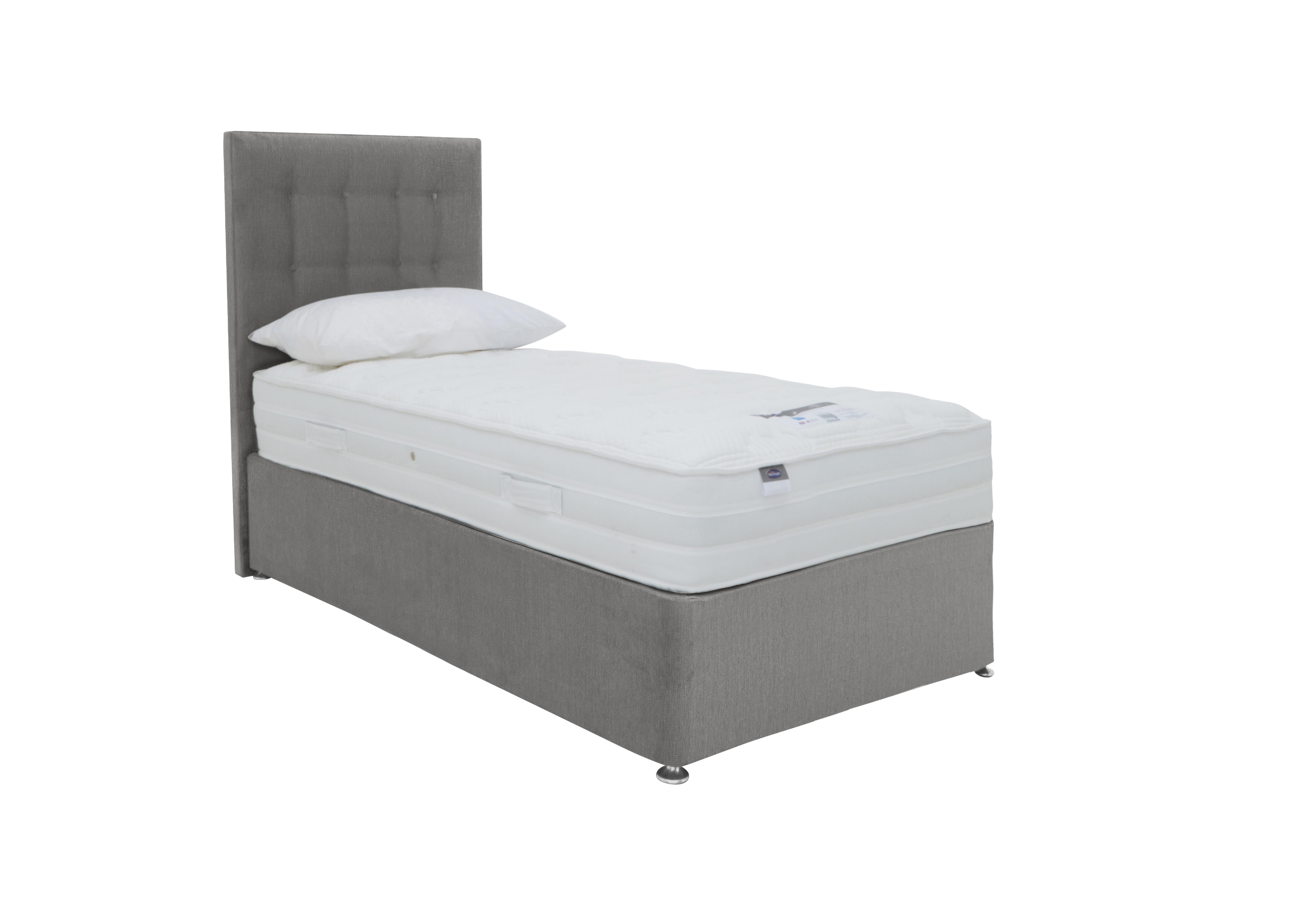 Eco Pocket Plus Divan Set in Luxury Slate Grey on Furniture Village