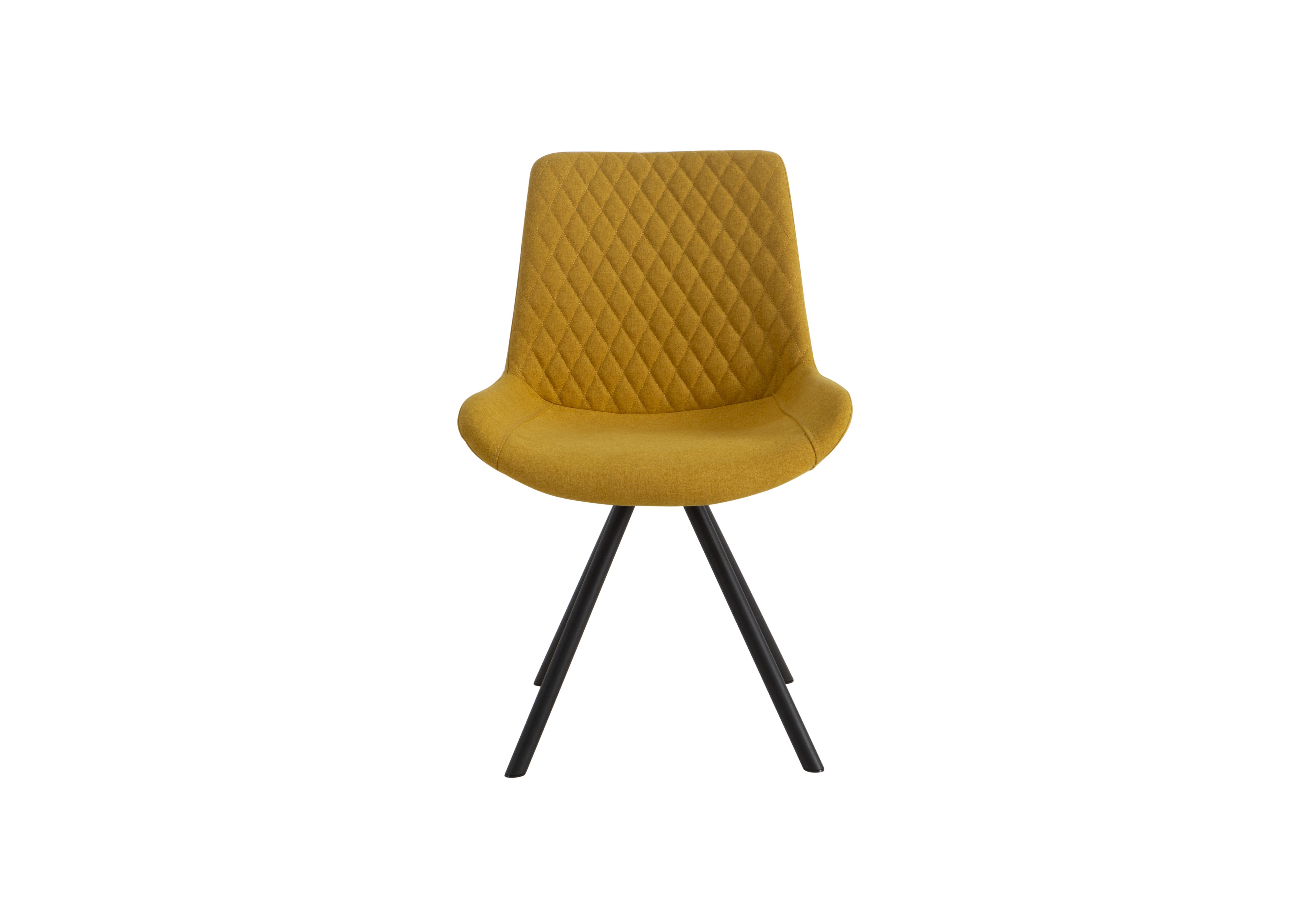 Rocket Dining Chair in Saffron Yellow on Furniture Village