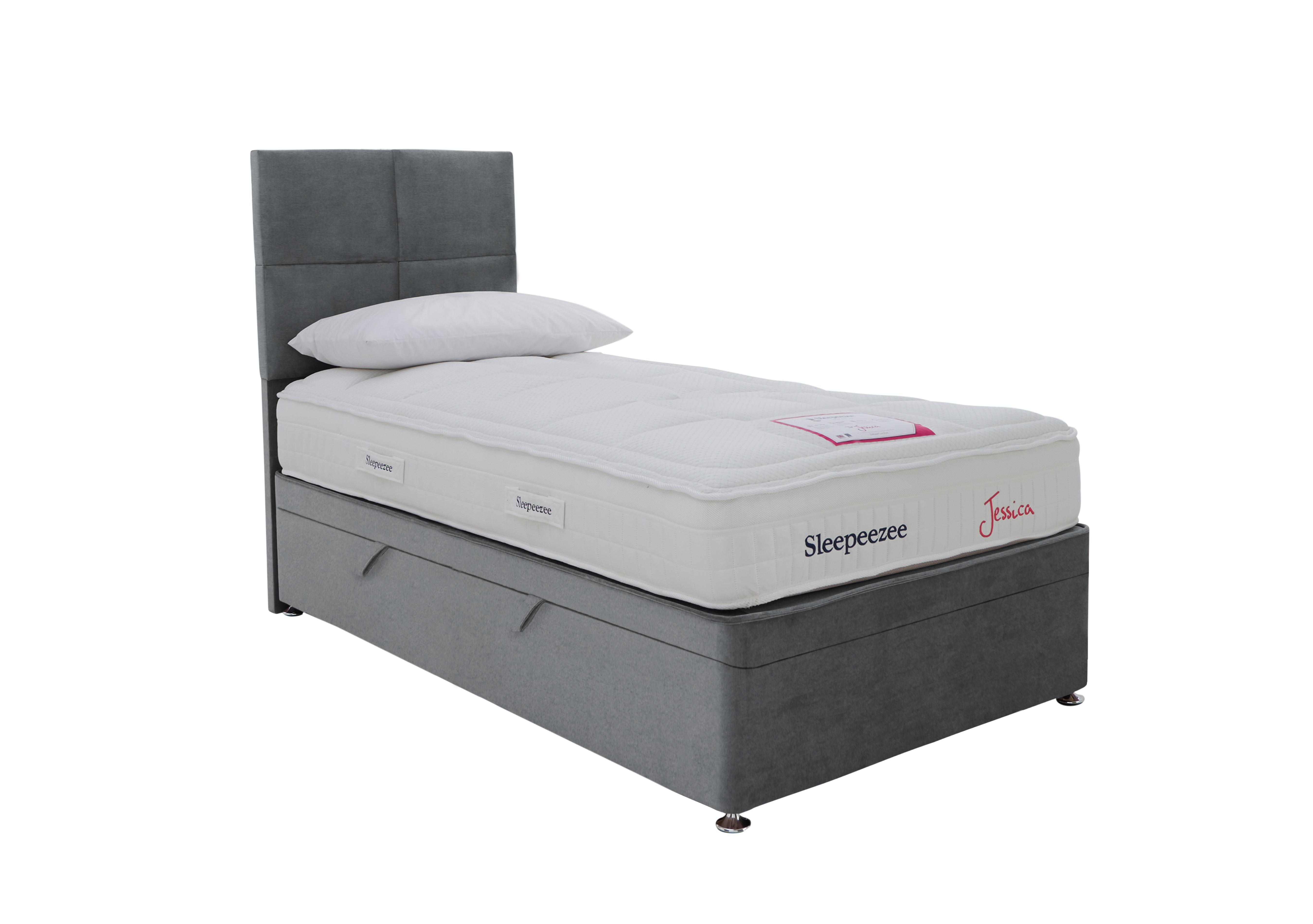 Jessica Side Ottoman Divan Set in Joshua Grey on Furniture Village