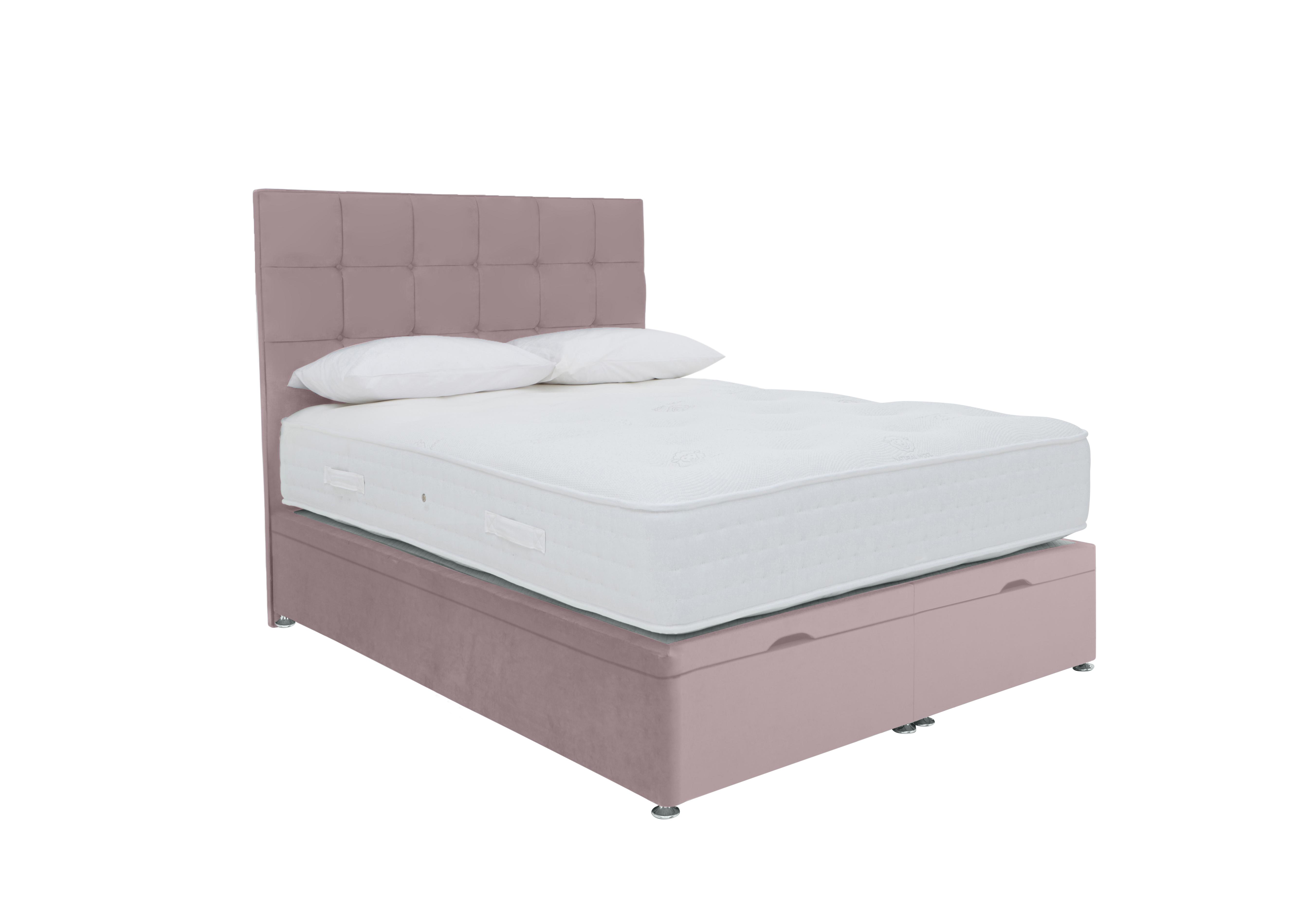 Luxury 2000 End Ottoman Divan Set in Plush Lilac on Furniture Village