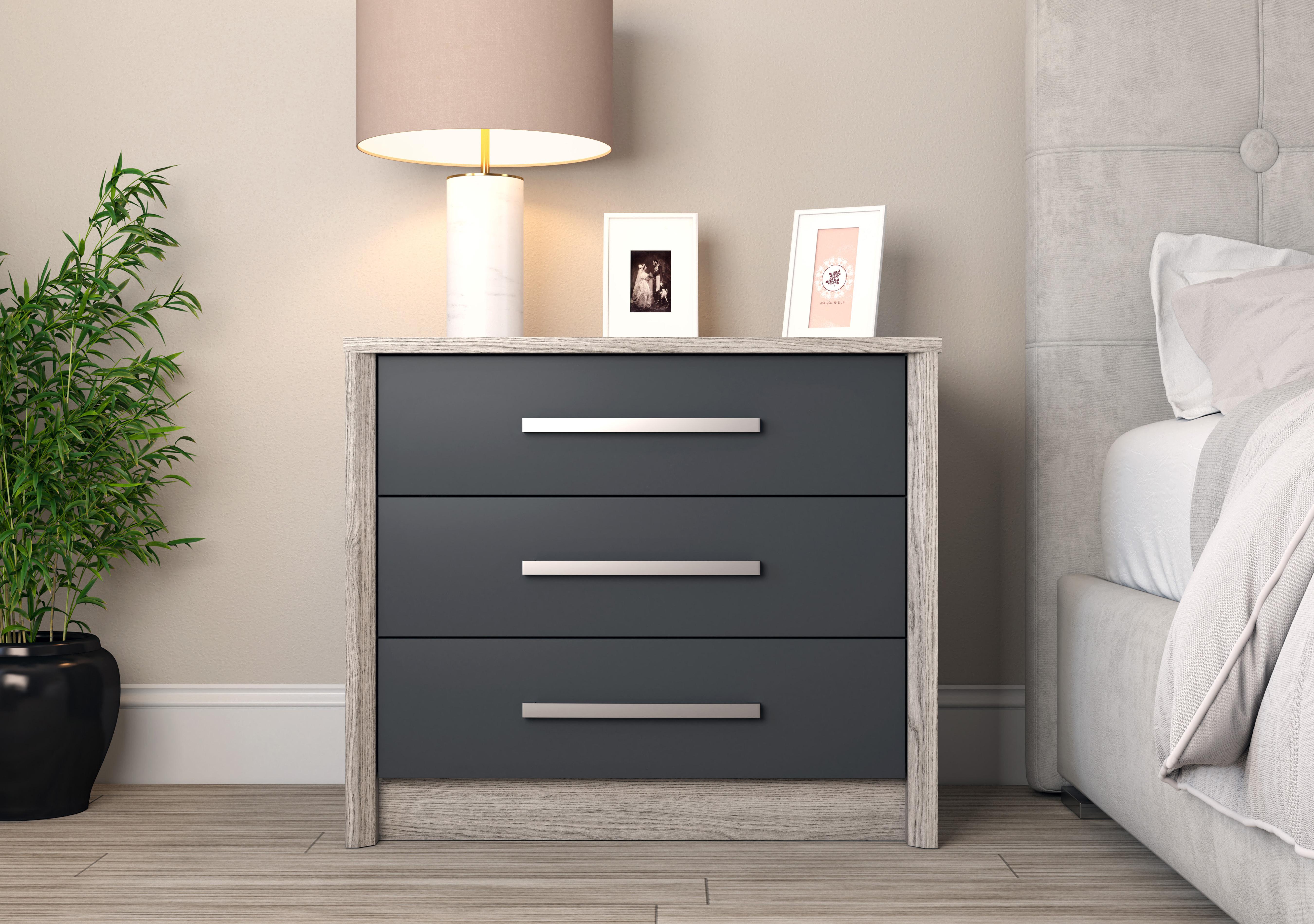 Euston 3 Drawer Chest in  on Furniture Village