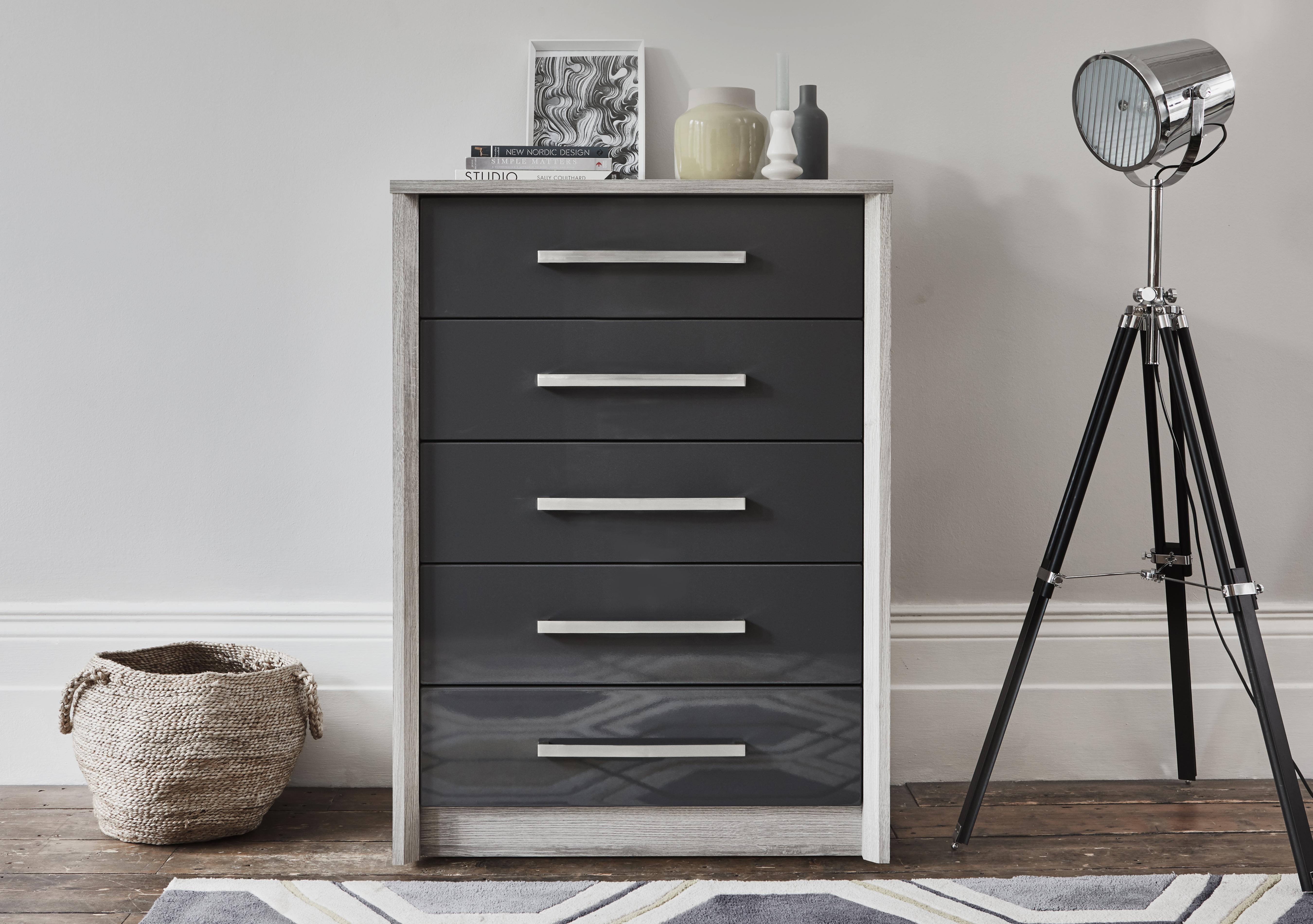 Euston 5 Drawer Chest in  on Furniture Village