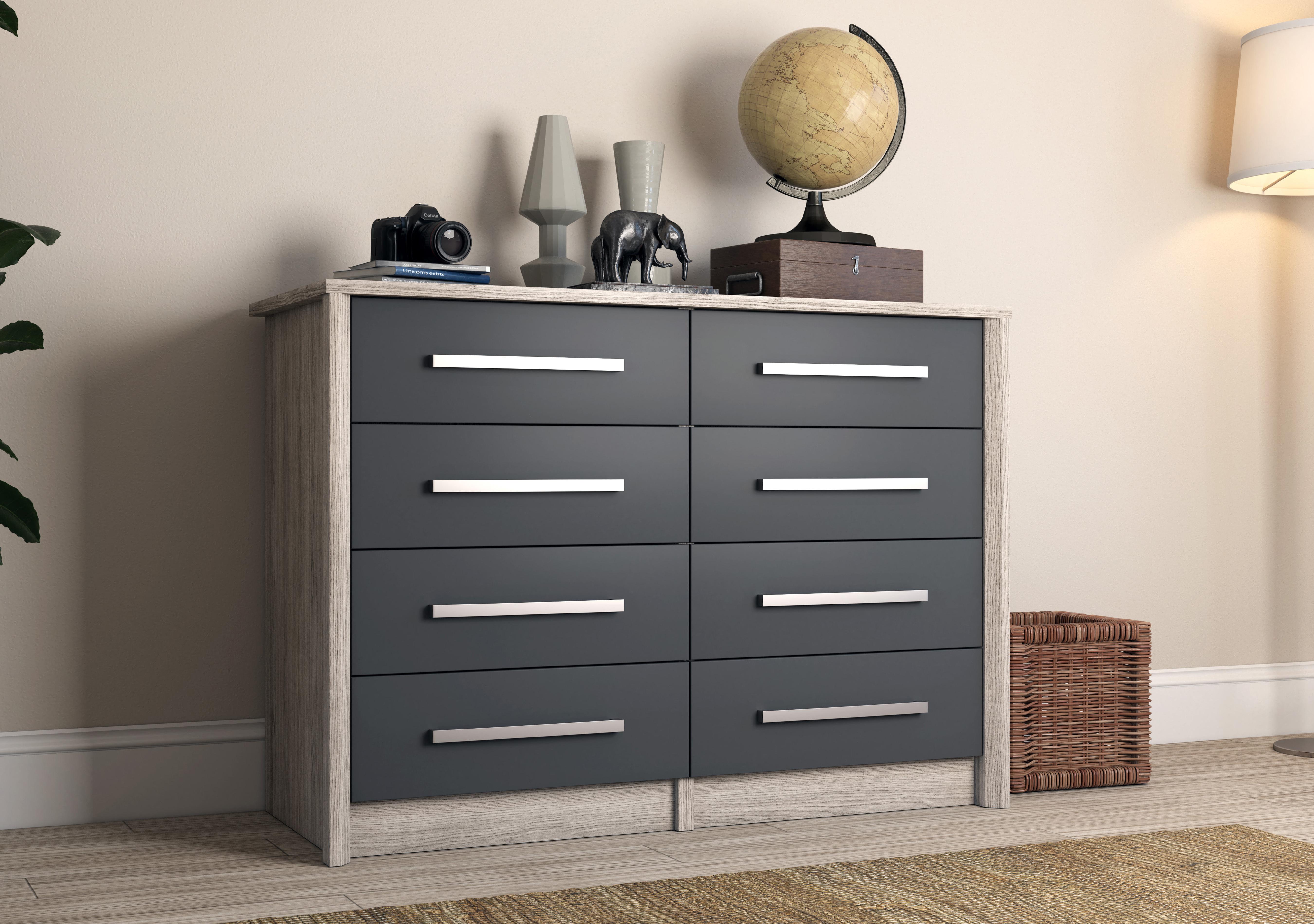 Euston 8 Drawer Wide Chest in  on Furniture Village