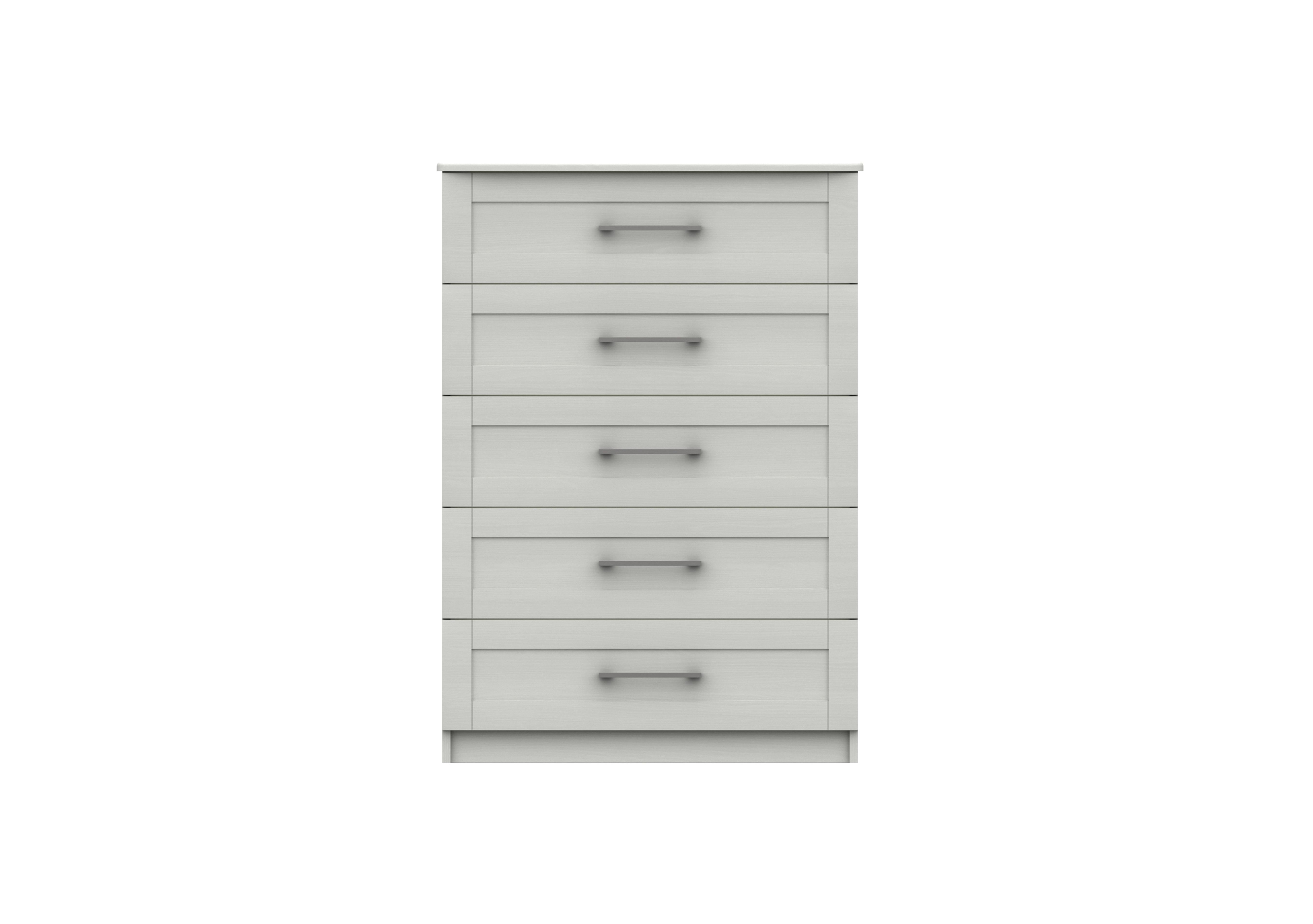 Fenchurch 5 Drawer Chest in White on Furniture Village