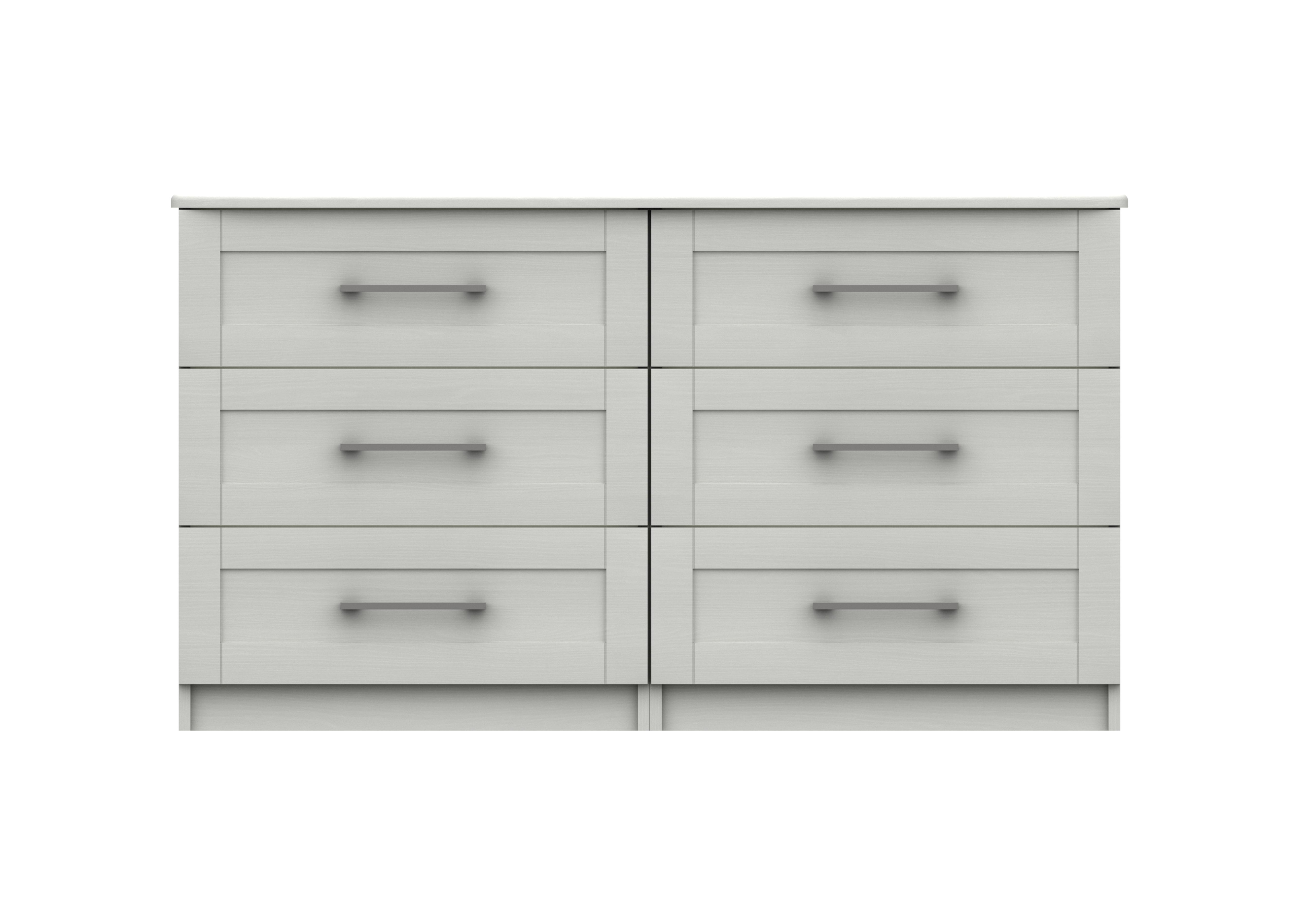 Fenchurch 6 Drawer Wide Chest in White on Furniture Village