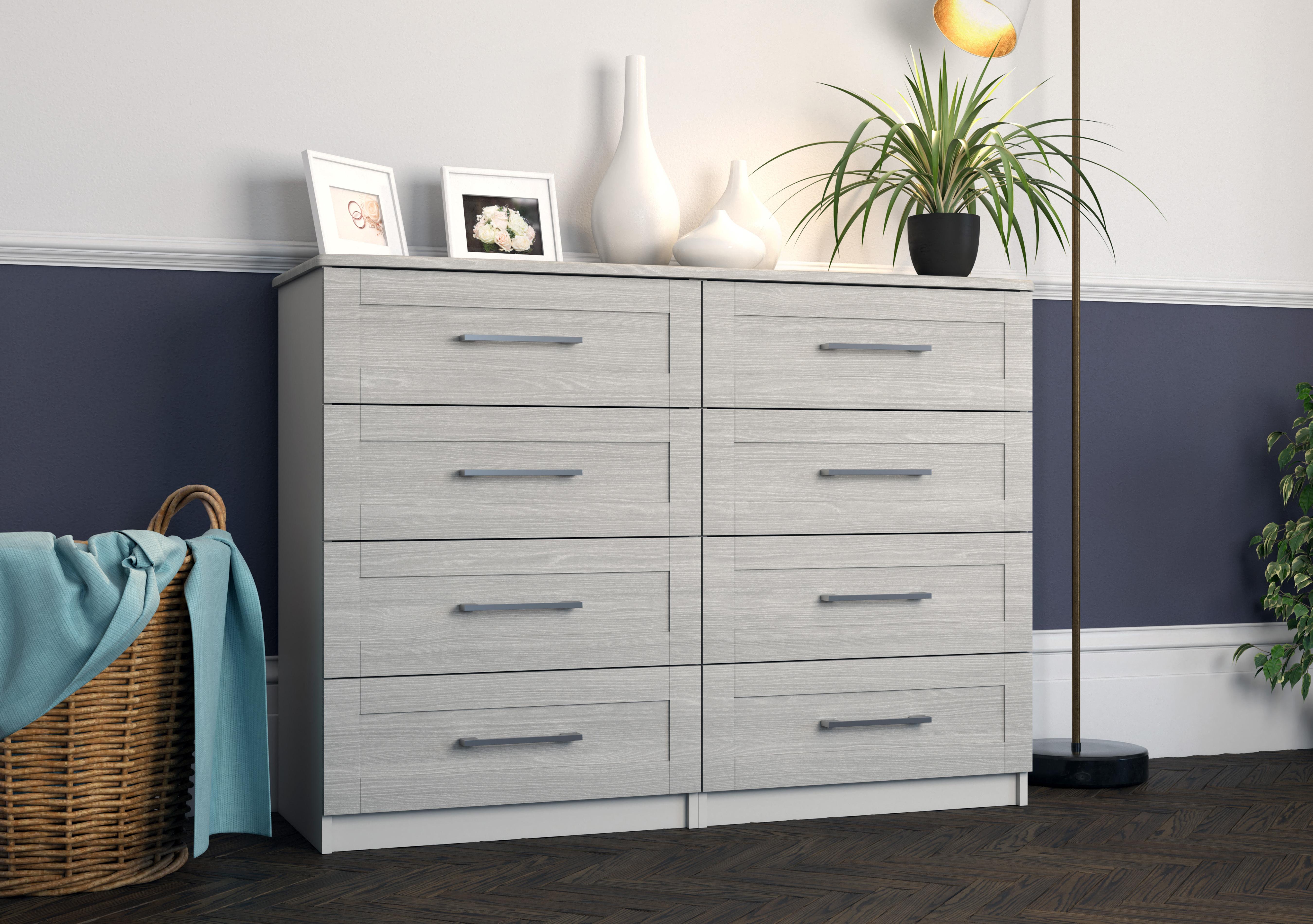 Fenchurch 8 Drawer Wide Chest in  on Furniture Village