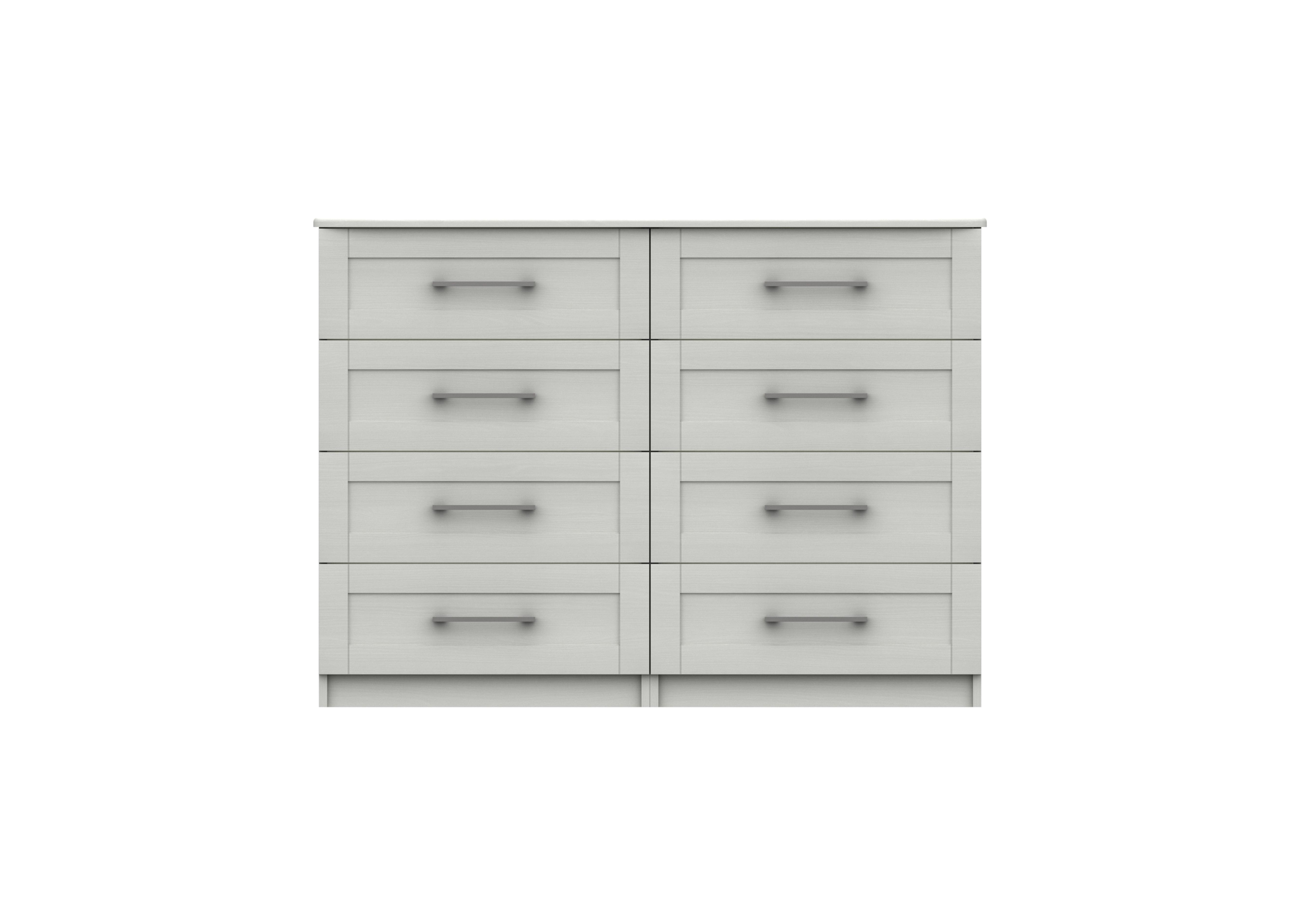 Fenchurch 8 Drawer Wide Chest in White on Furniture Village
