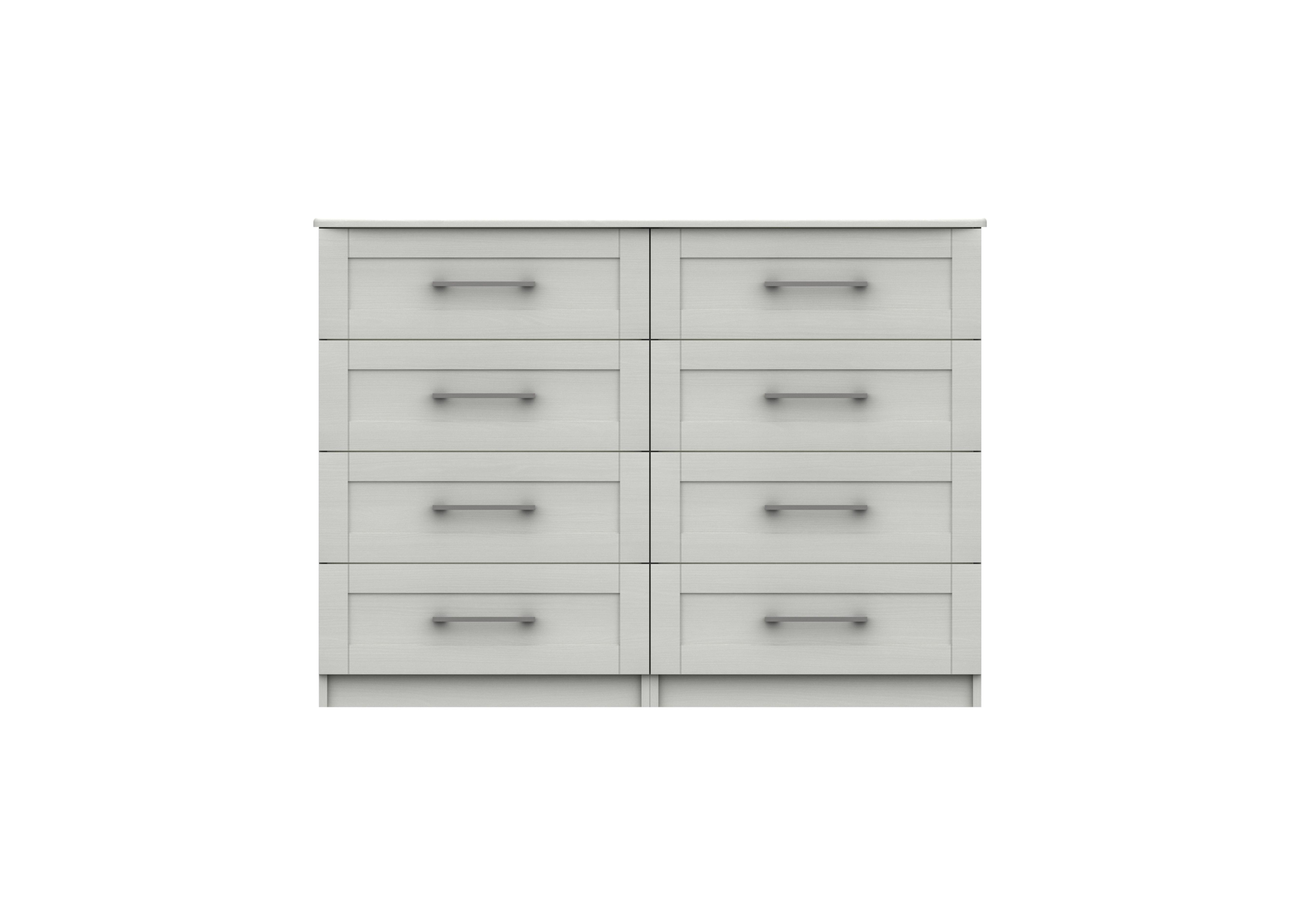 Fenchurch 8 Drawer Wide Chest in White on Furniture Village