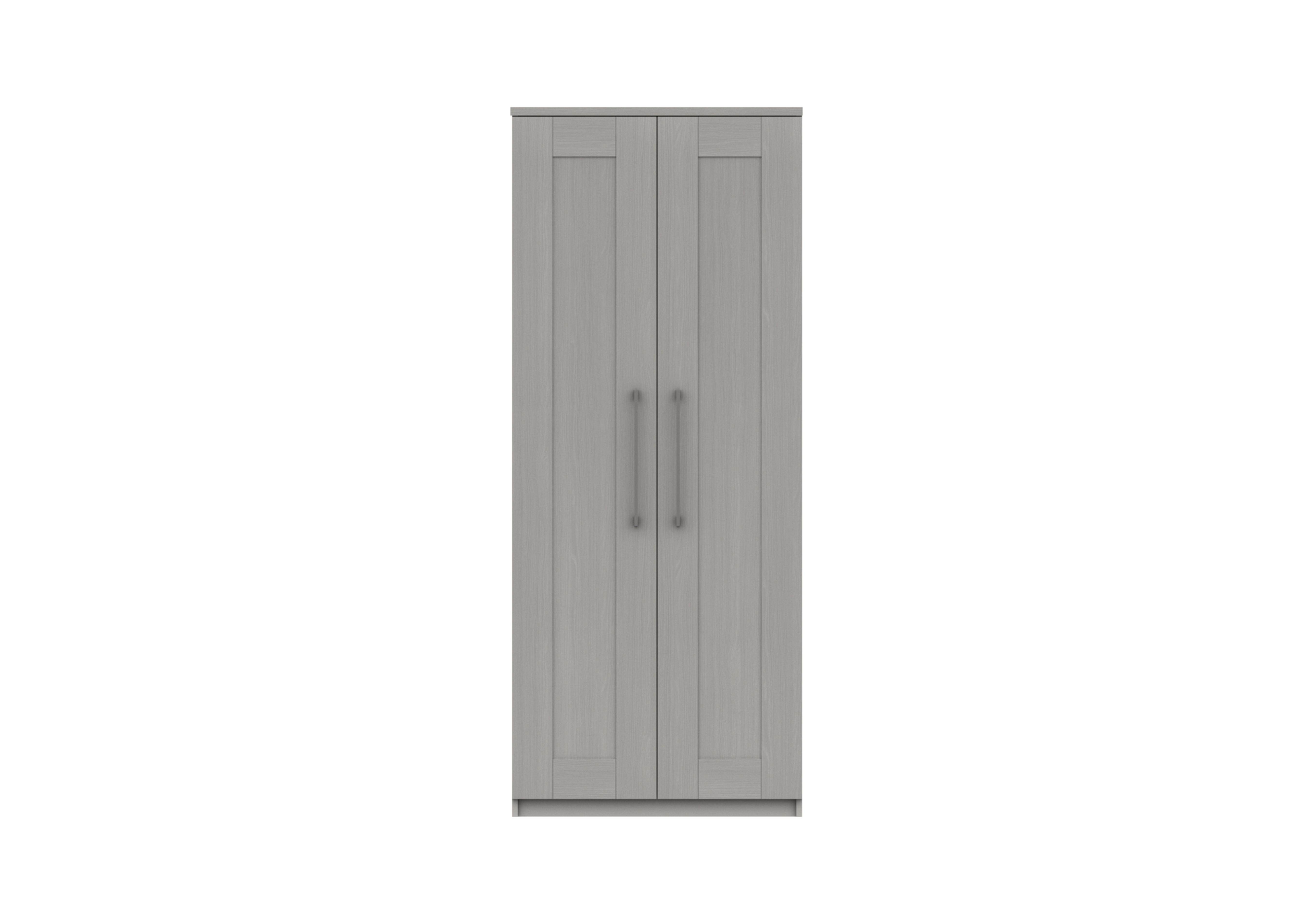 Fenchurch 2 Door Wardrobe in Light Grey on Furniture Village