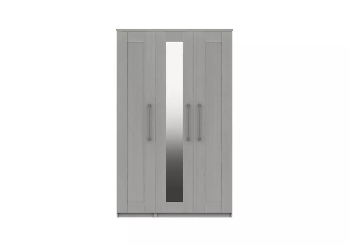 Fenchurch 3 Door Wardrobe with Mirror