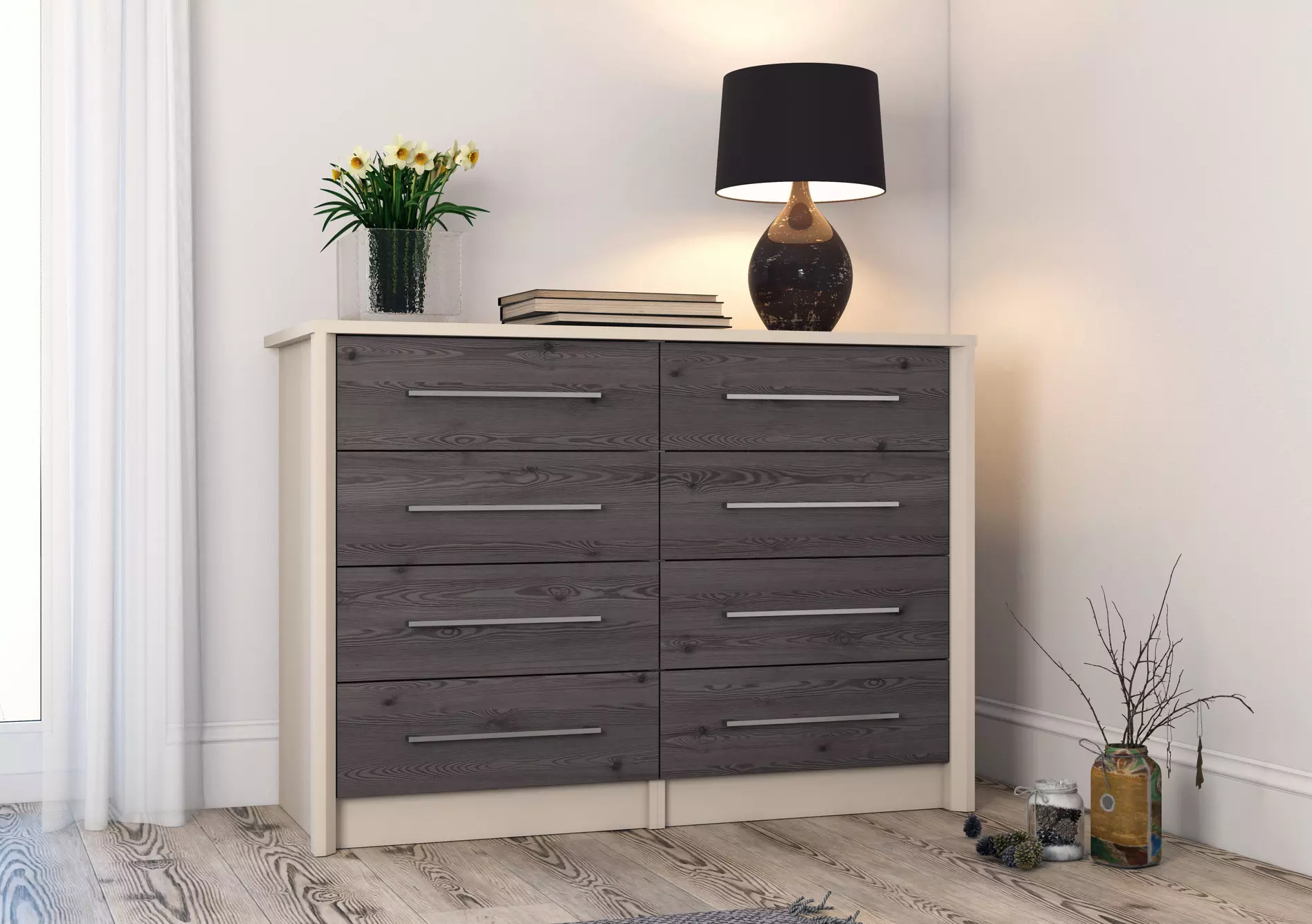 Paddington 8 Drawer Wide Chest