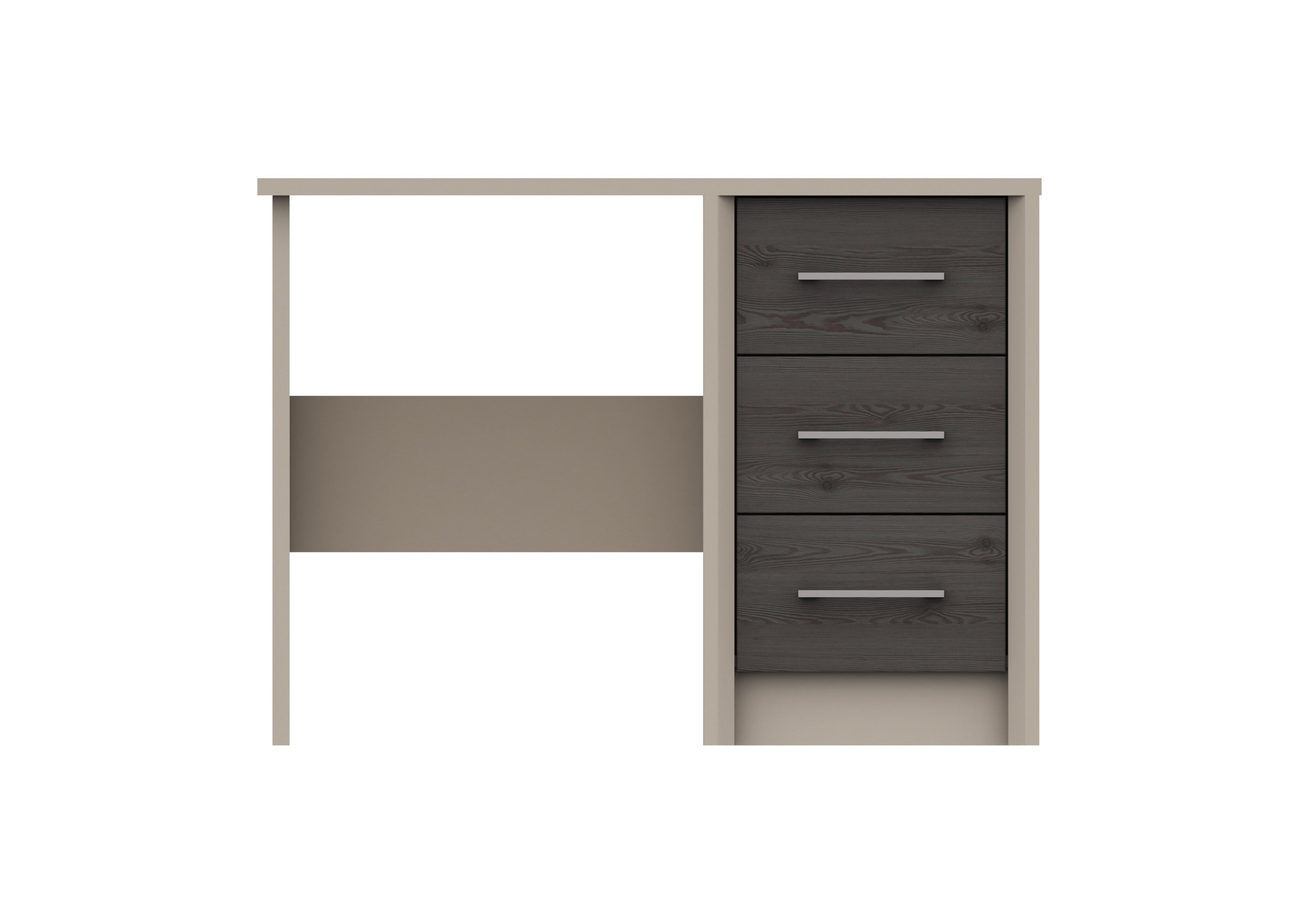 Paddington Dressing Table in Fired Earth/Anthracite Larch on Furniture Village