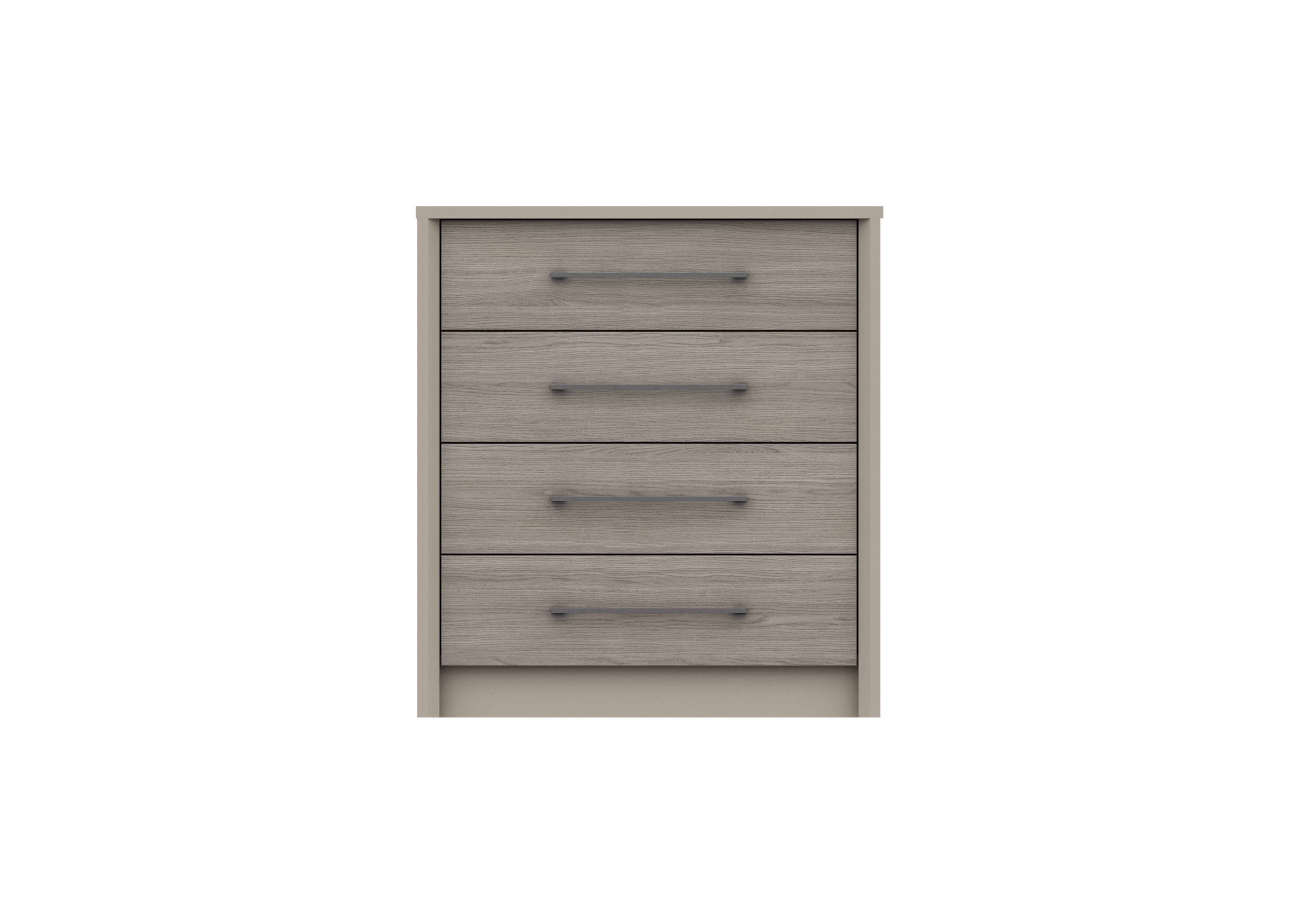 Paddington 4 Drawer Chest in Fired Earth/Grey Oak on Furniture Village