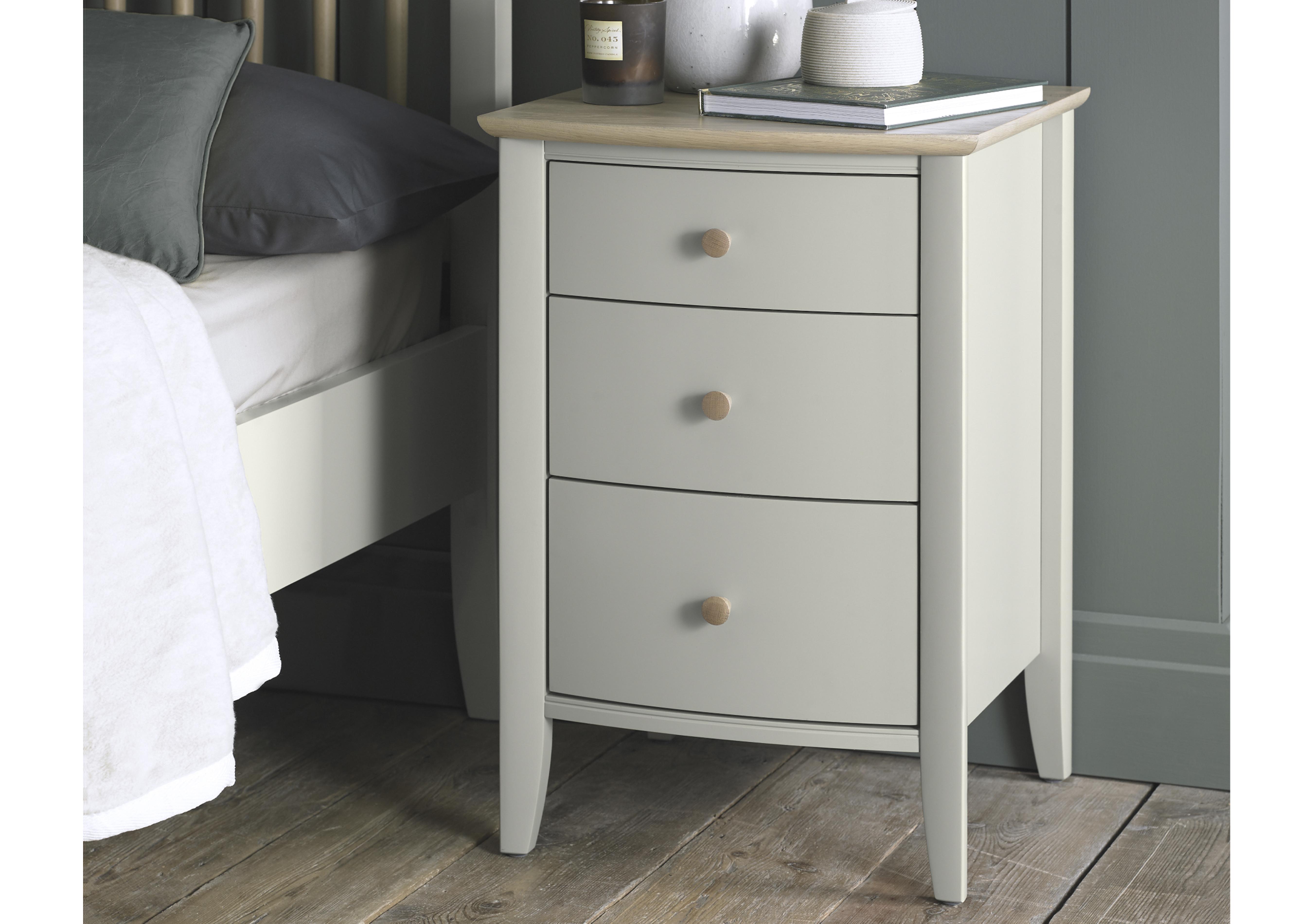 Cotswold 3 Drawer Bedside Cabinet in  on Furniture Village