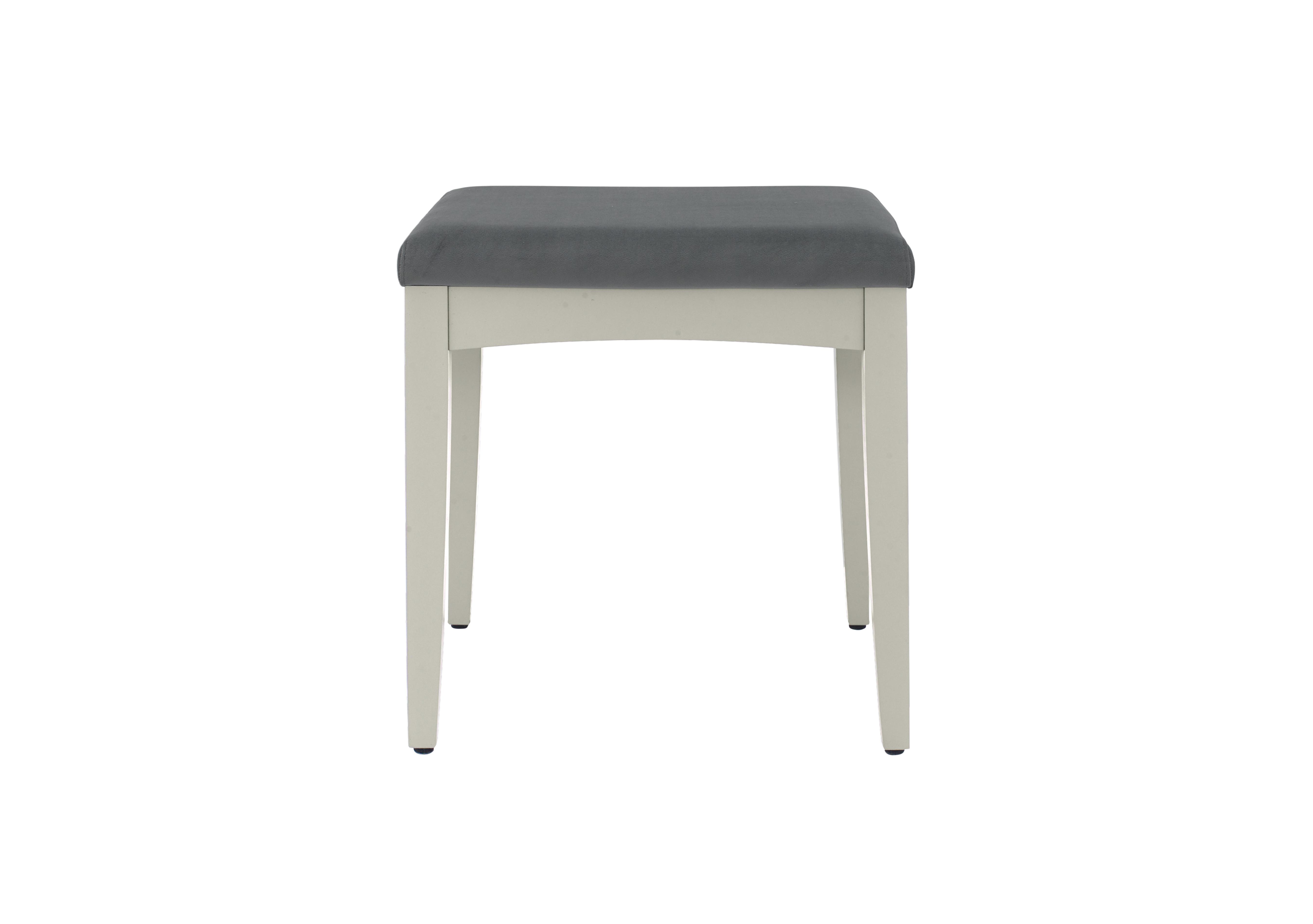 Cotswold Dressing Table Stool in Soft Grey on Furniture Village