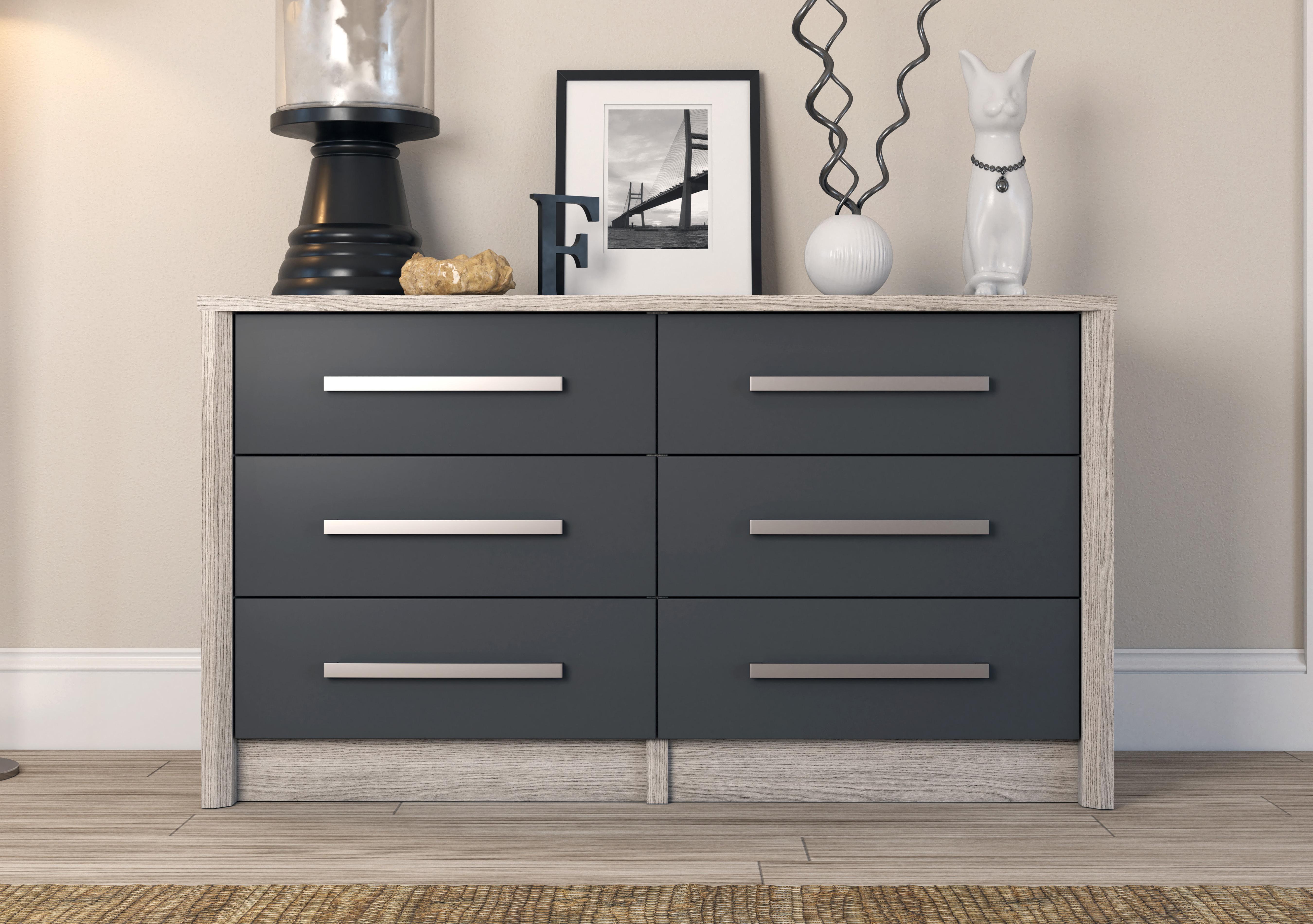 Euston 6 Drawer Wide Chest in  on Furniture Village