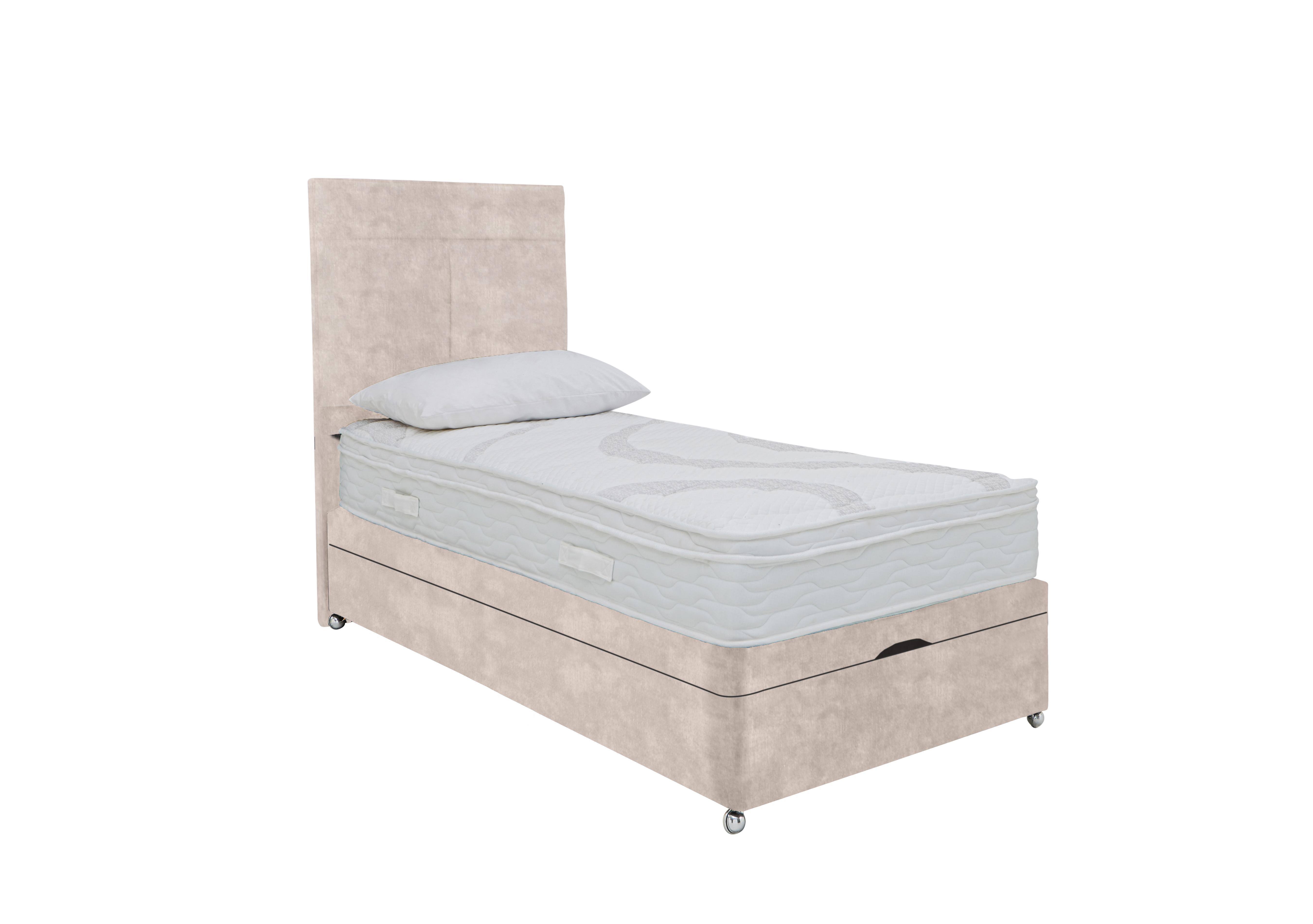 Latex 3400 End Lift Ottoman Divan Set in Lace Ivory on Furniture Village