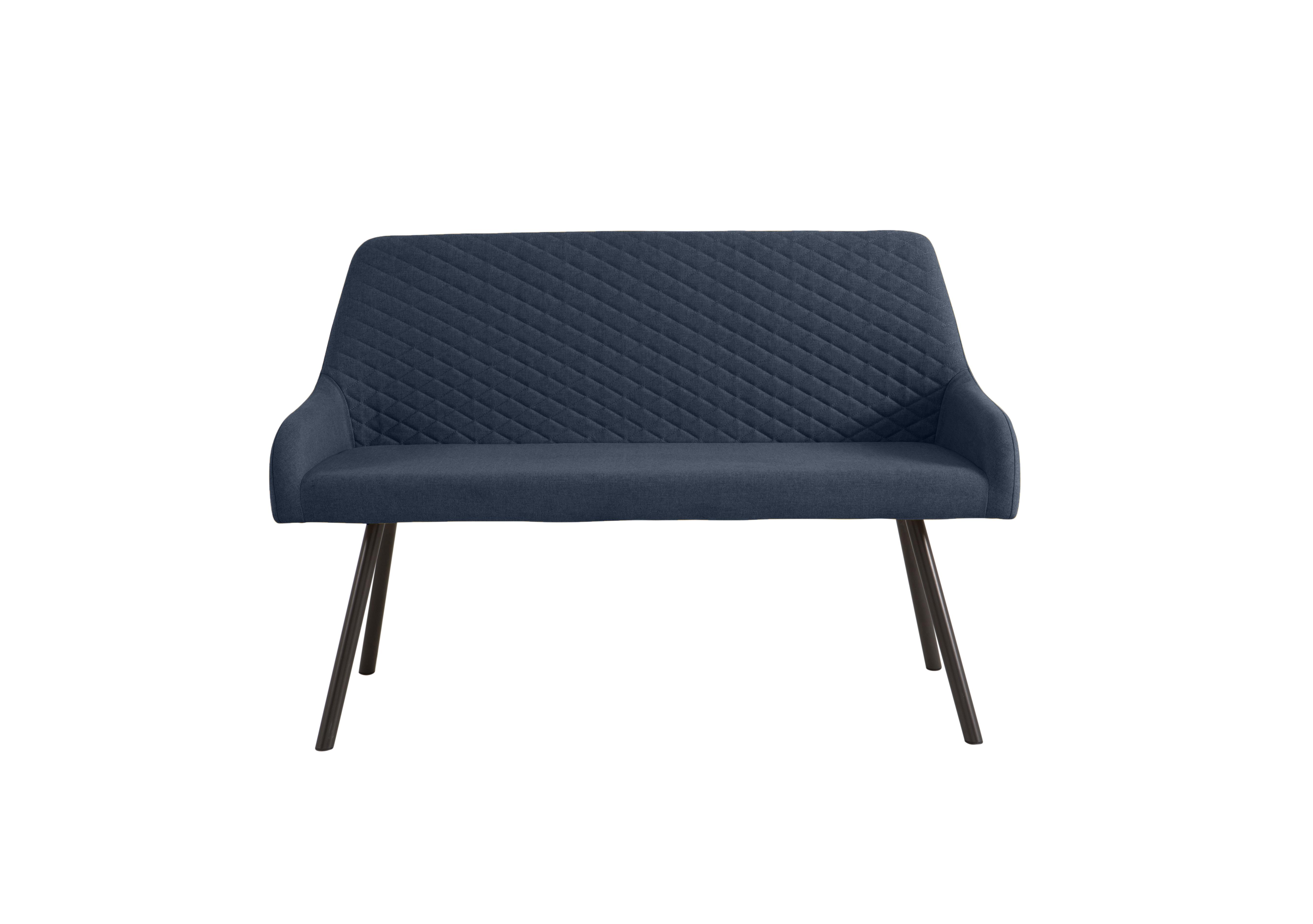 Rocket High Back Dining Bench in Mineral Blue on Furniture Village