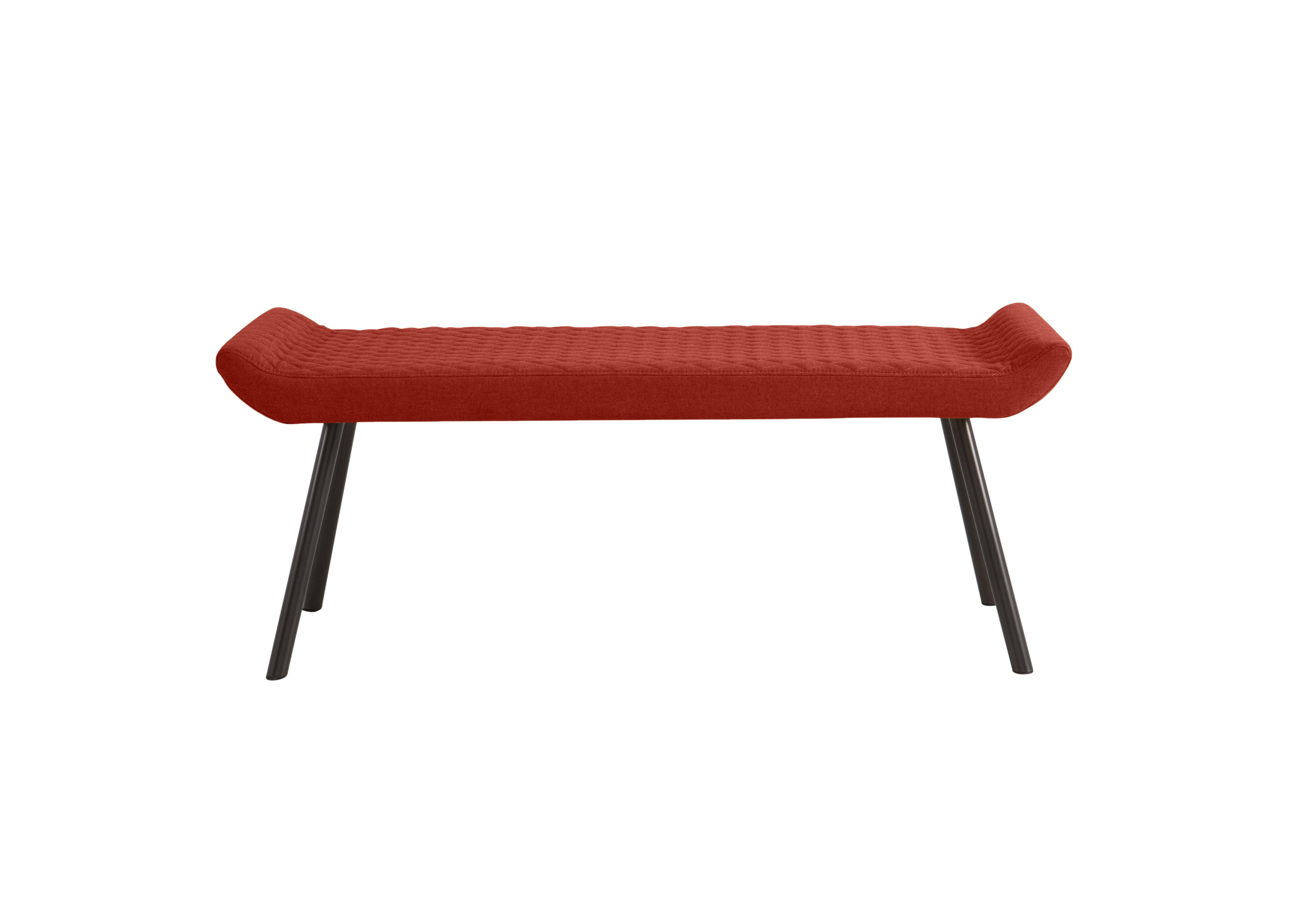 Rocket Low Dining Bench in Burnt Orange on Furniture Village