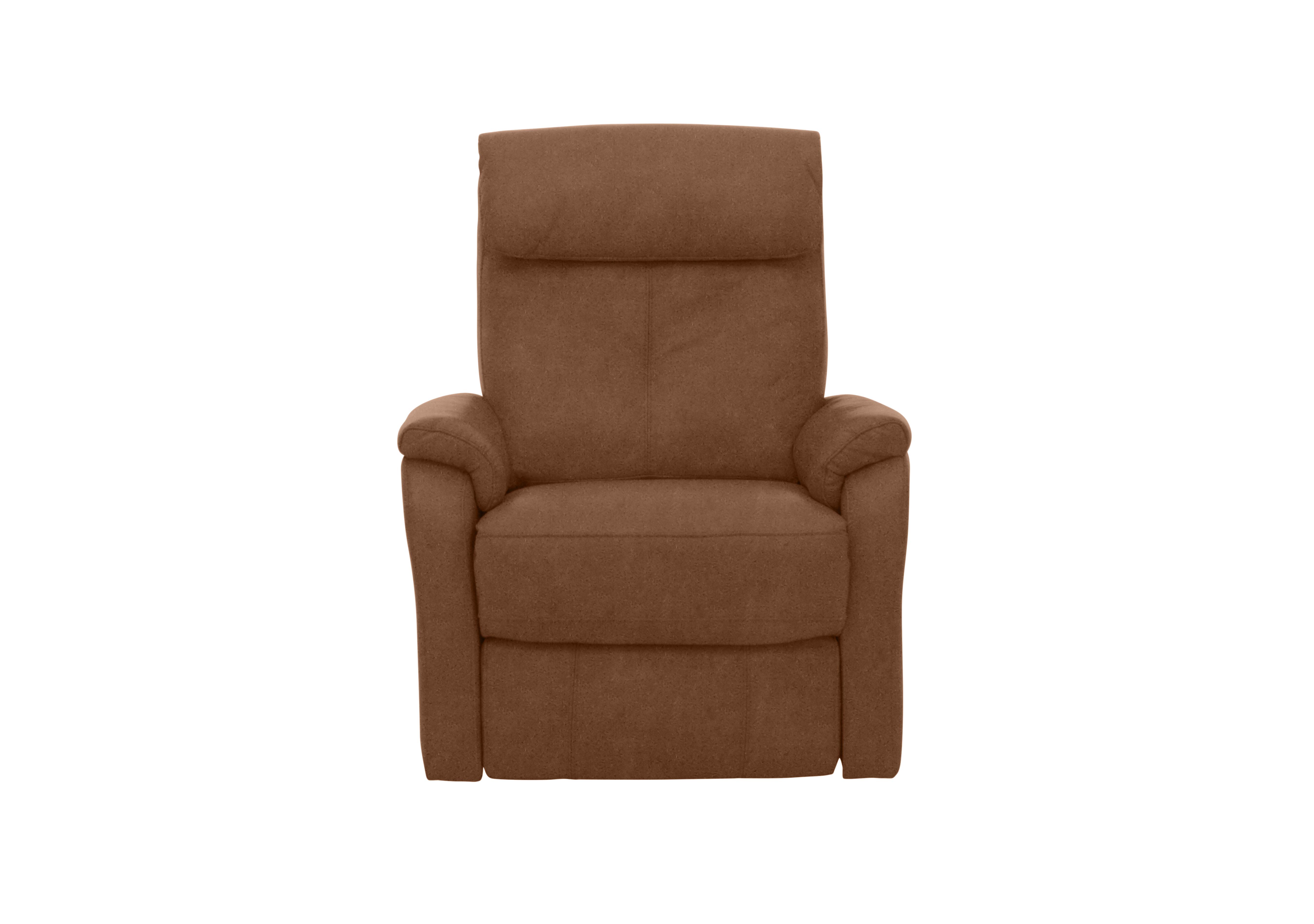 Rowan Fabric Swivel Rocker Recliner Armchair in Bfa-Blj-R05 Hazelnut on Furniture Village