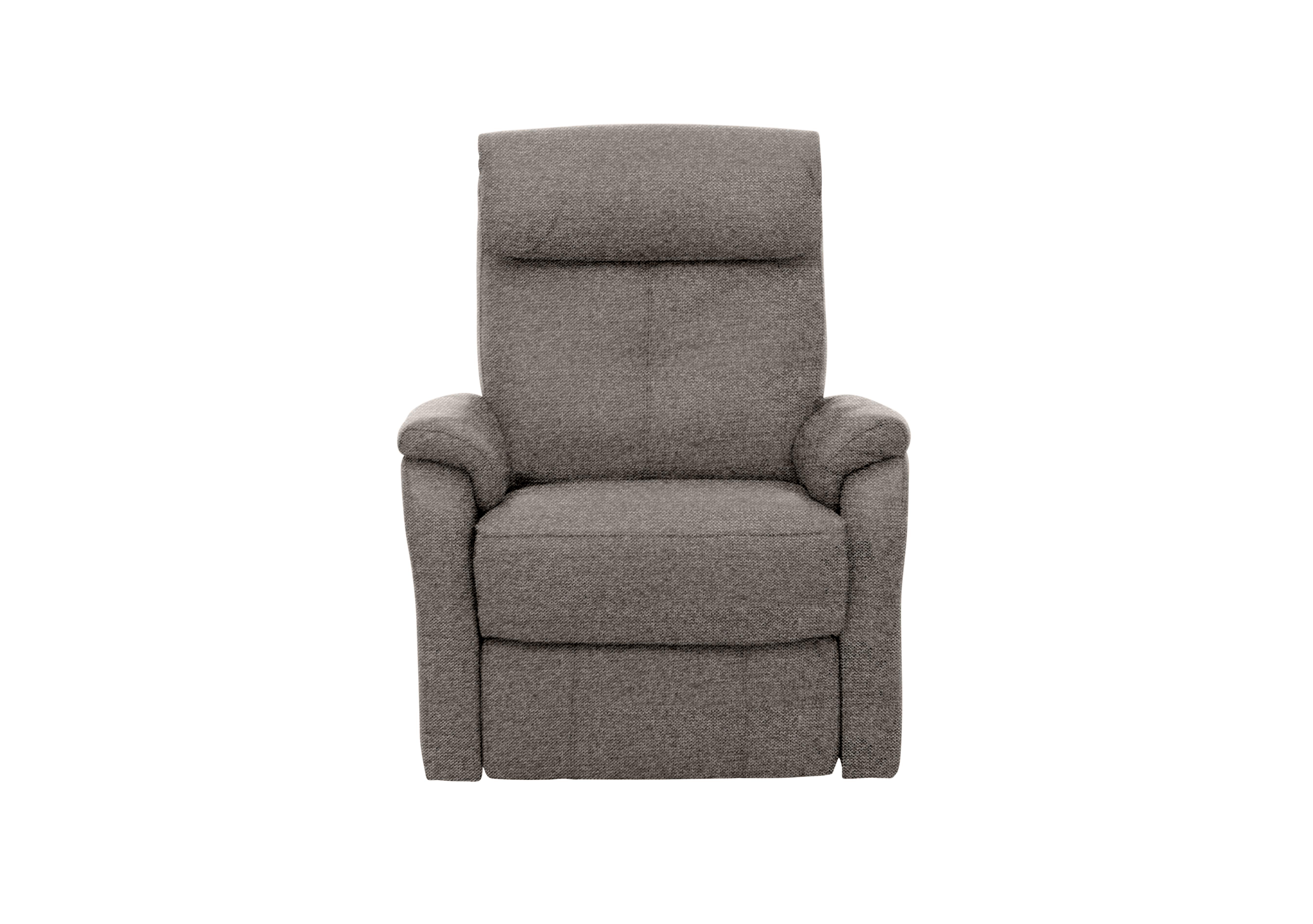 Rowan Fabric Swivel Rocker Recliner Armchair in Fab-Ska-R31 Charcoal Gray on Furniture Village