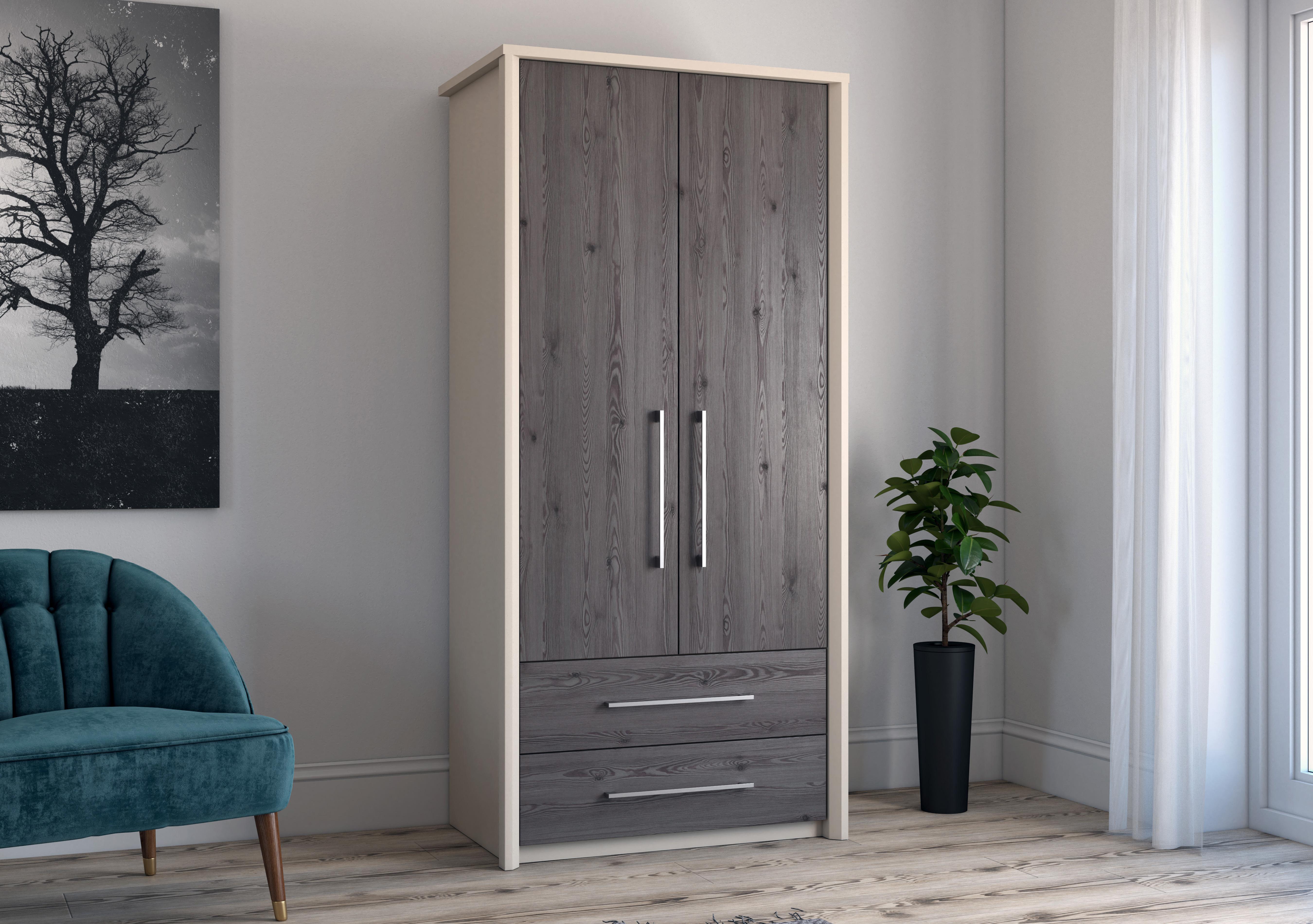 Paddington 2 Door 2 Drawer Wardrobe in  on Furniture Village