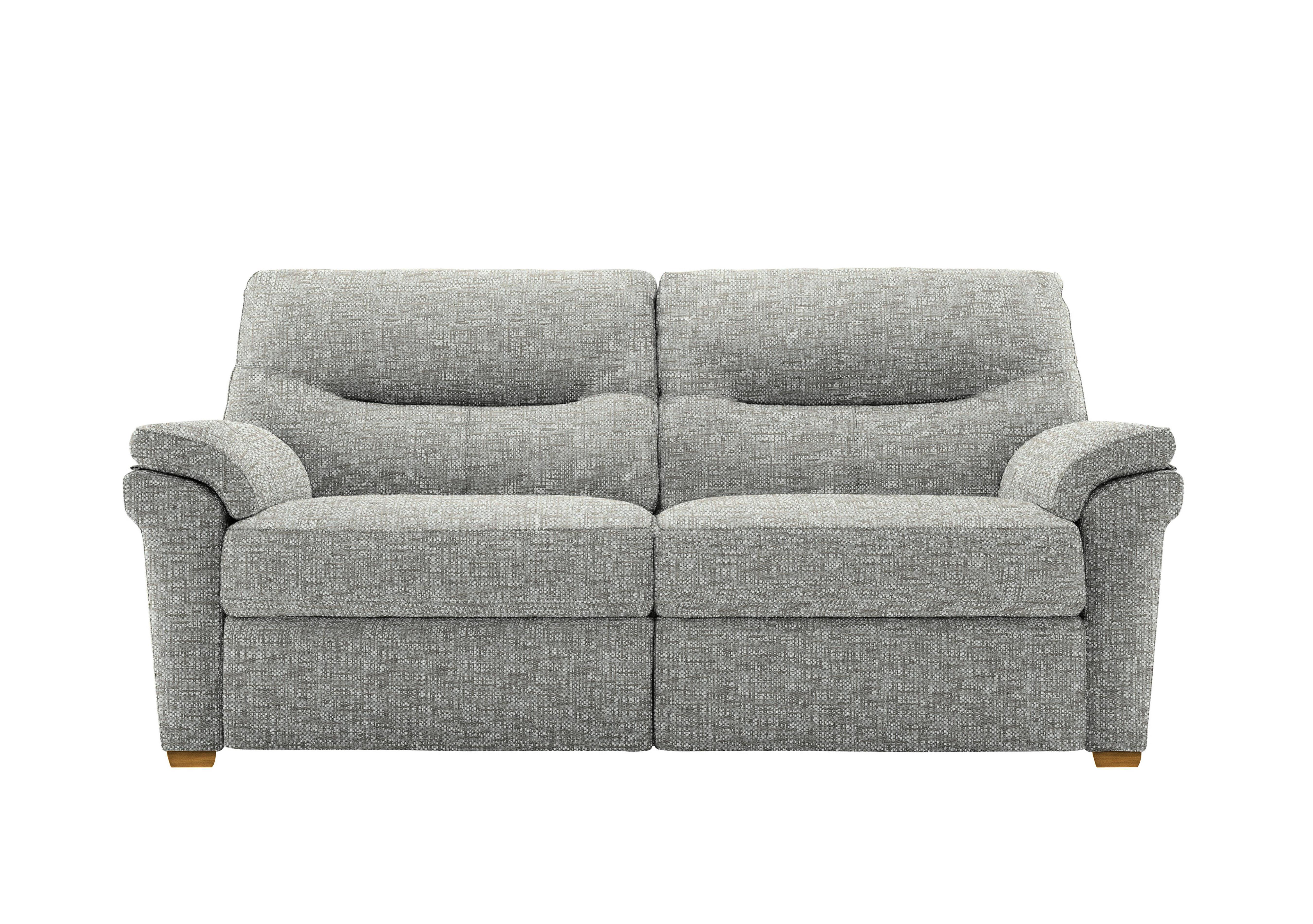 Seattle 3 Seater Fabric Sofa with Wooden Feet in B032 Remco Duck Egg Ok on Furniture Village