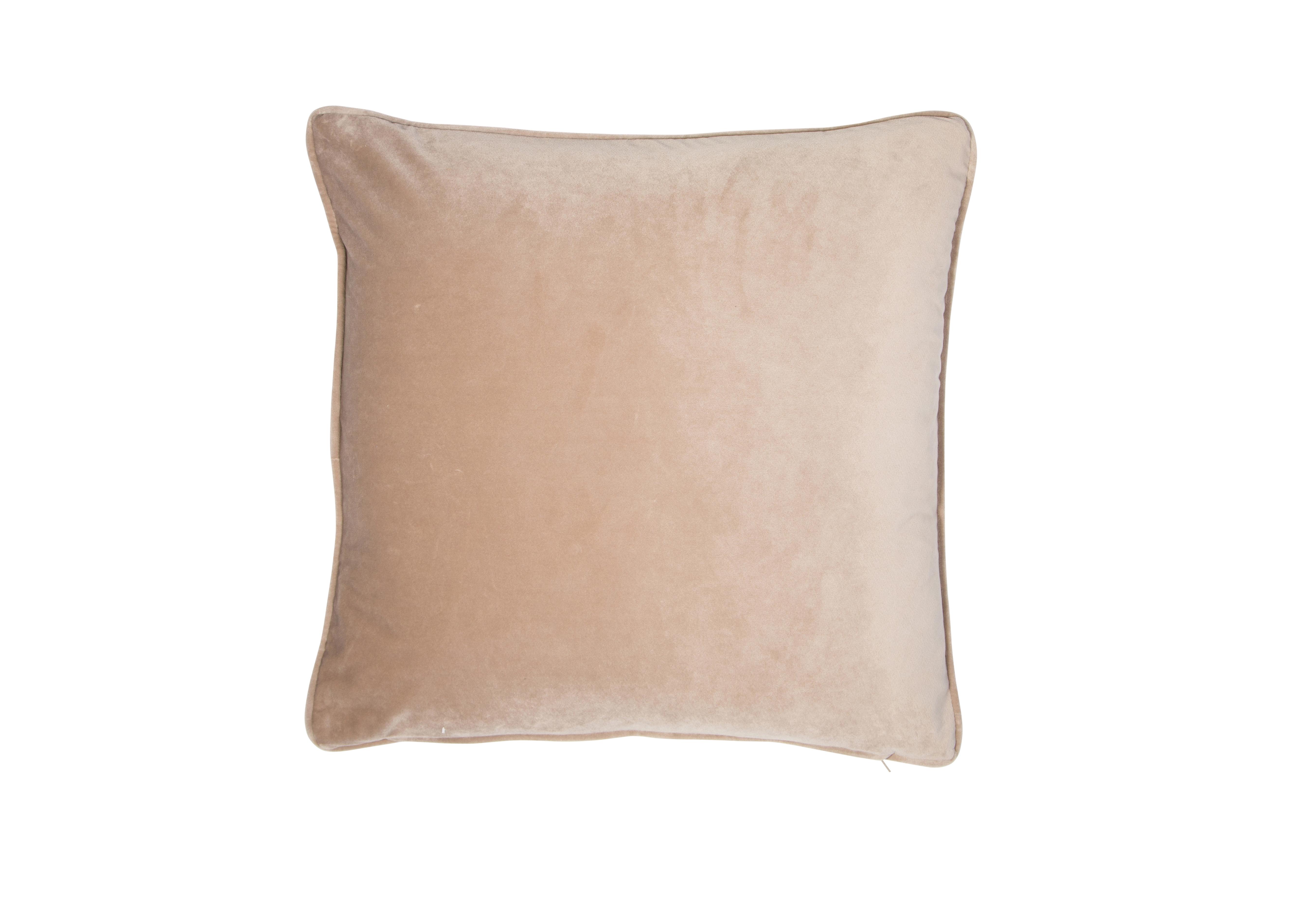 Luxe Cushion in Mink on Furniture Village