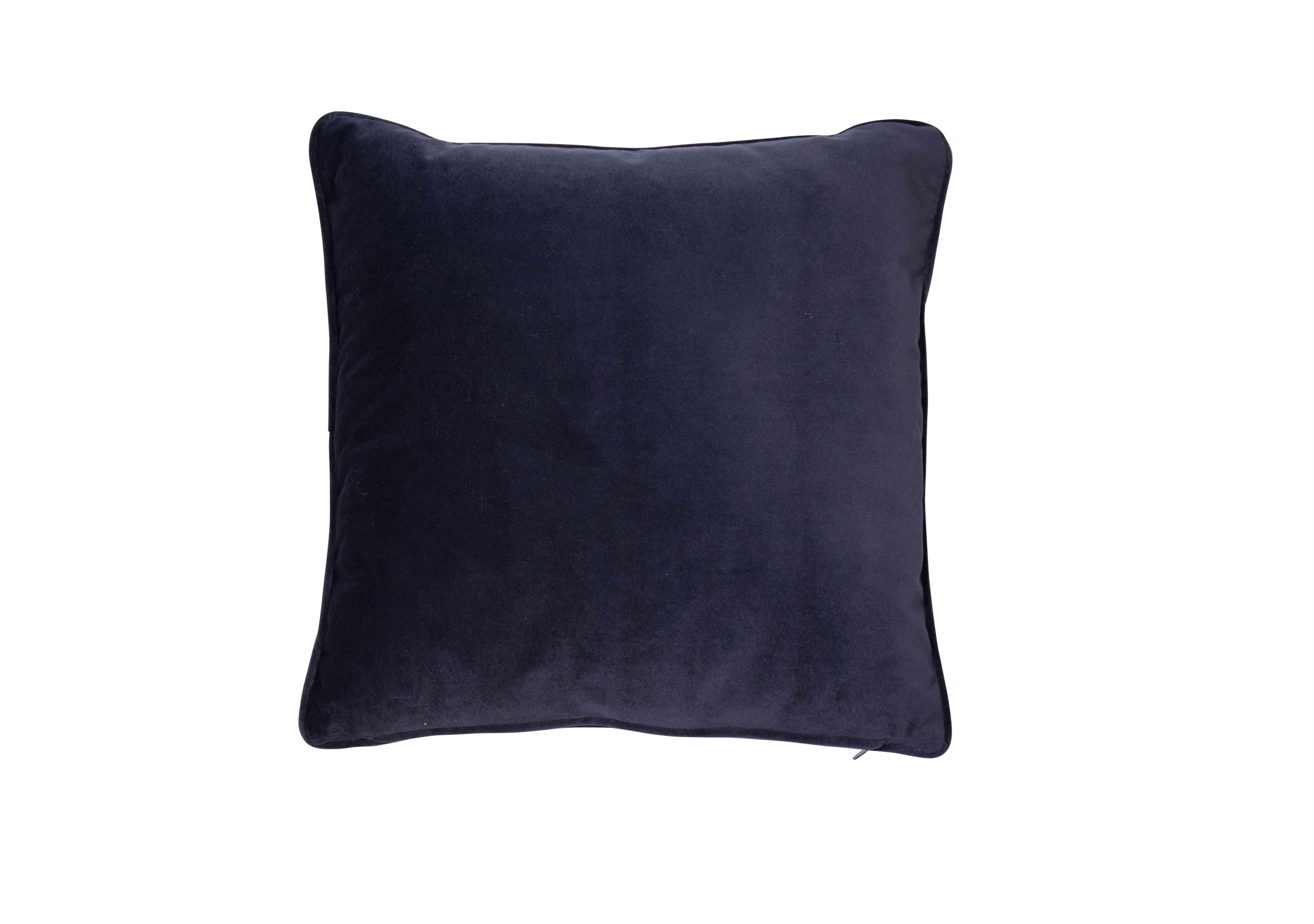 Luxe Cushion in Navy on Furniture Village