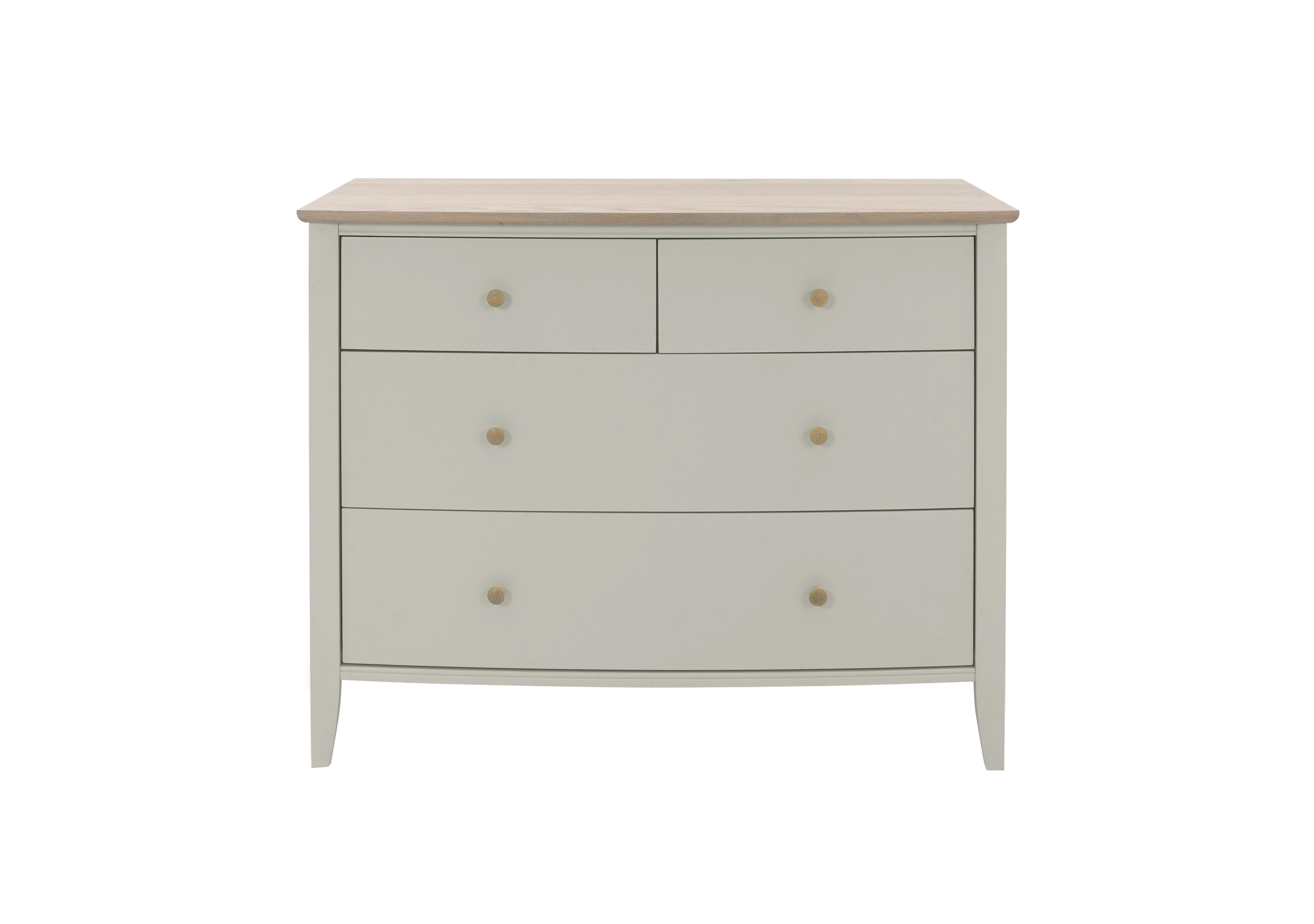 Cotswold 2+2 Drawer Chest in Soft Grey on Furniture Village