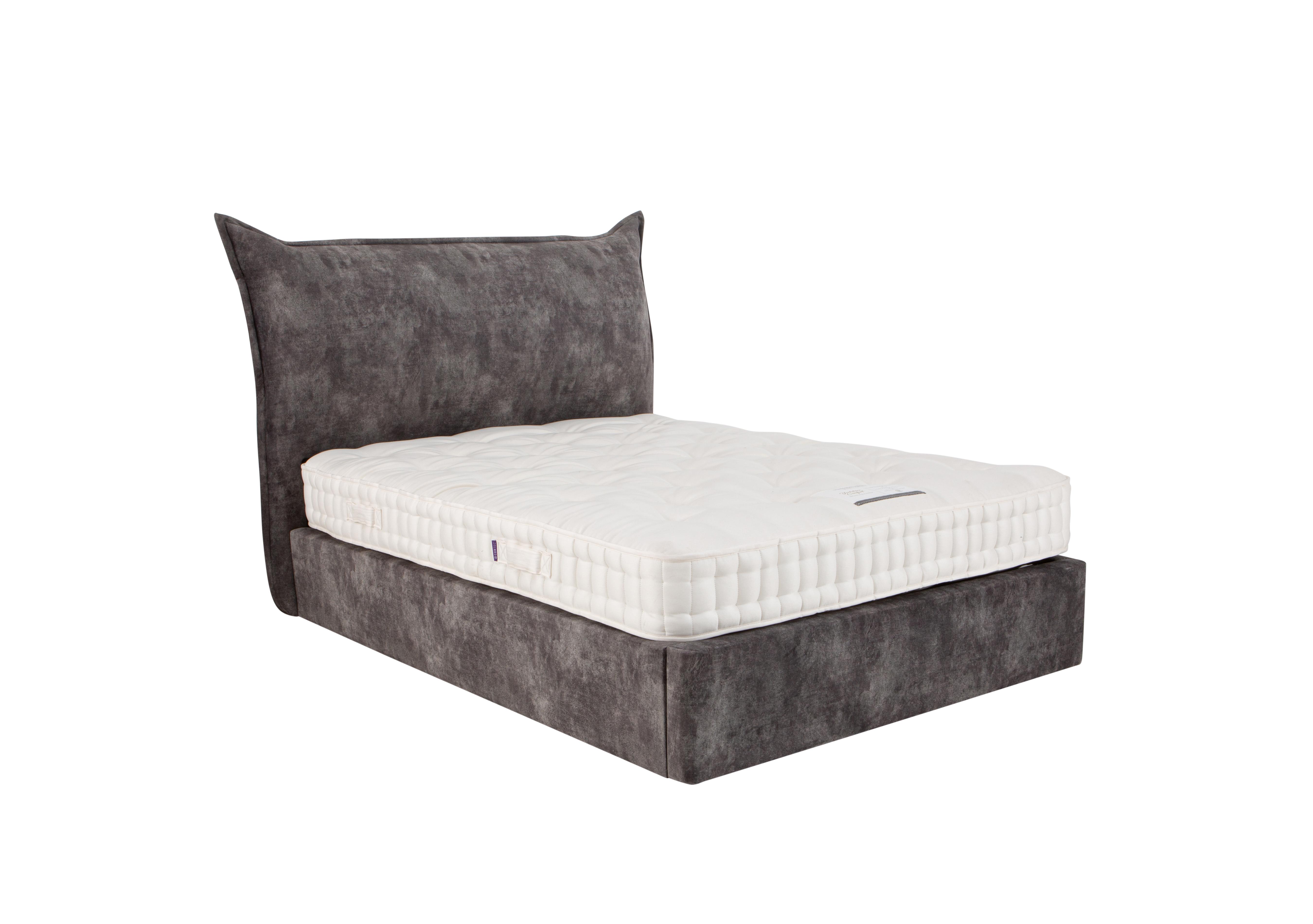 Lunar Manual Lift Ottoman Bed Frame in Infinity Grey on Furniture Village